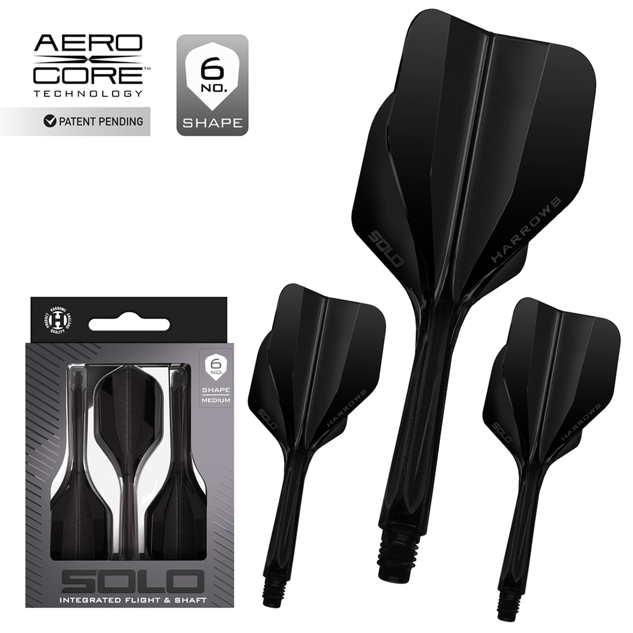 Target Solo - All In One Flight & Shaft Flights & Shafts
