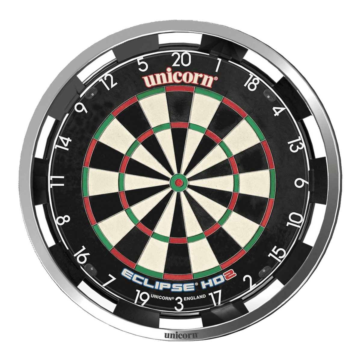 Unicorn Eclipse Ultra 2.0 Dartboard & Surround & Light Bundle Dartboard Bundles