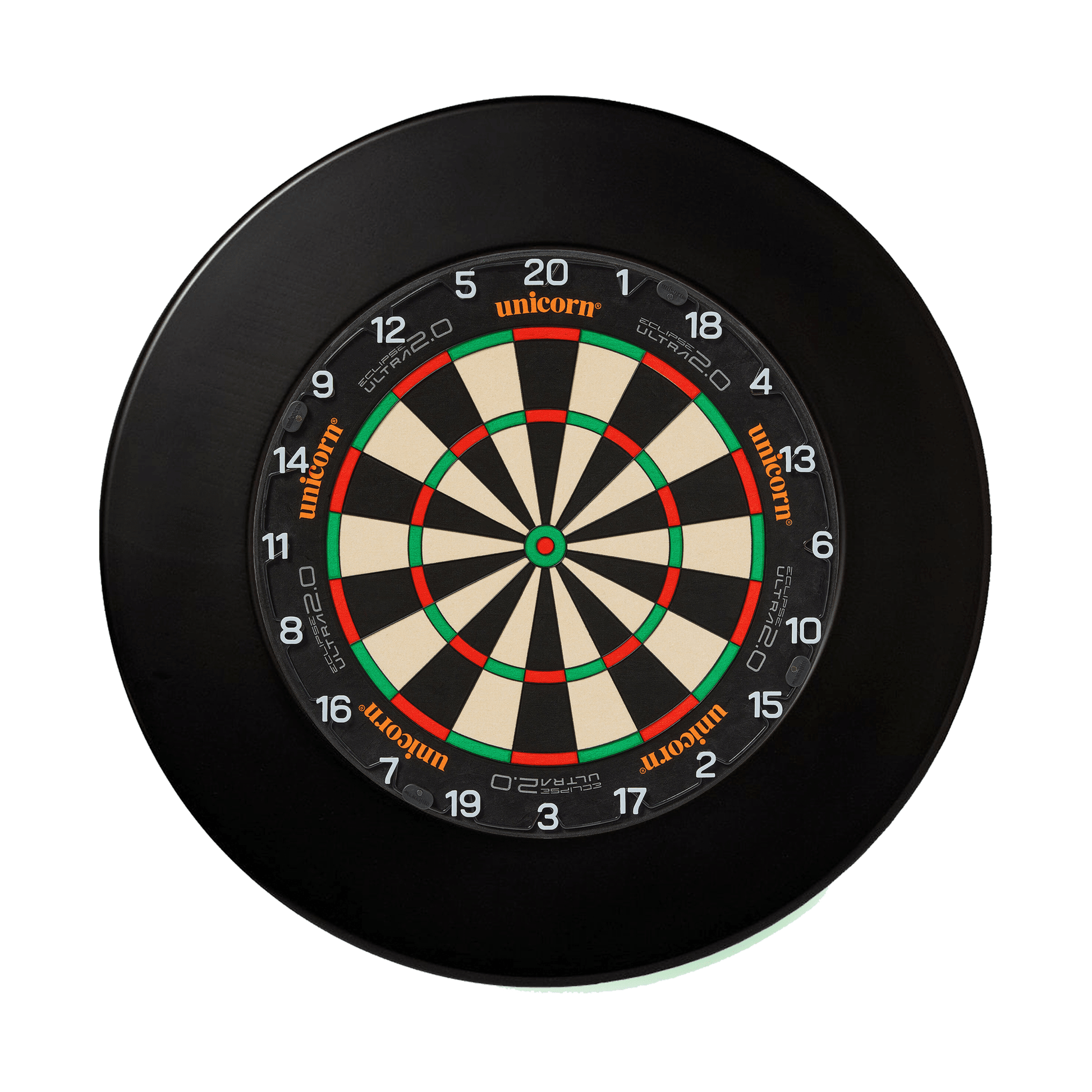 Unicorn Eclipse Ultra Dartboard & Professional Surround Bundle Ultra 2.0 / Black Boards