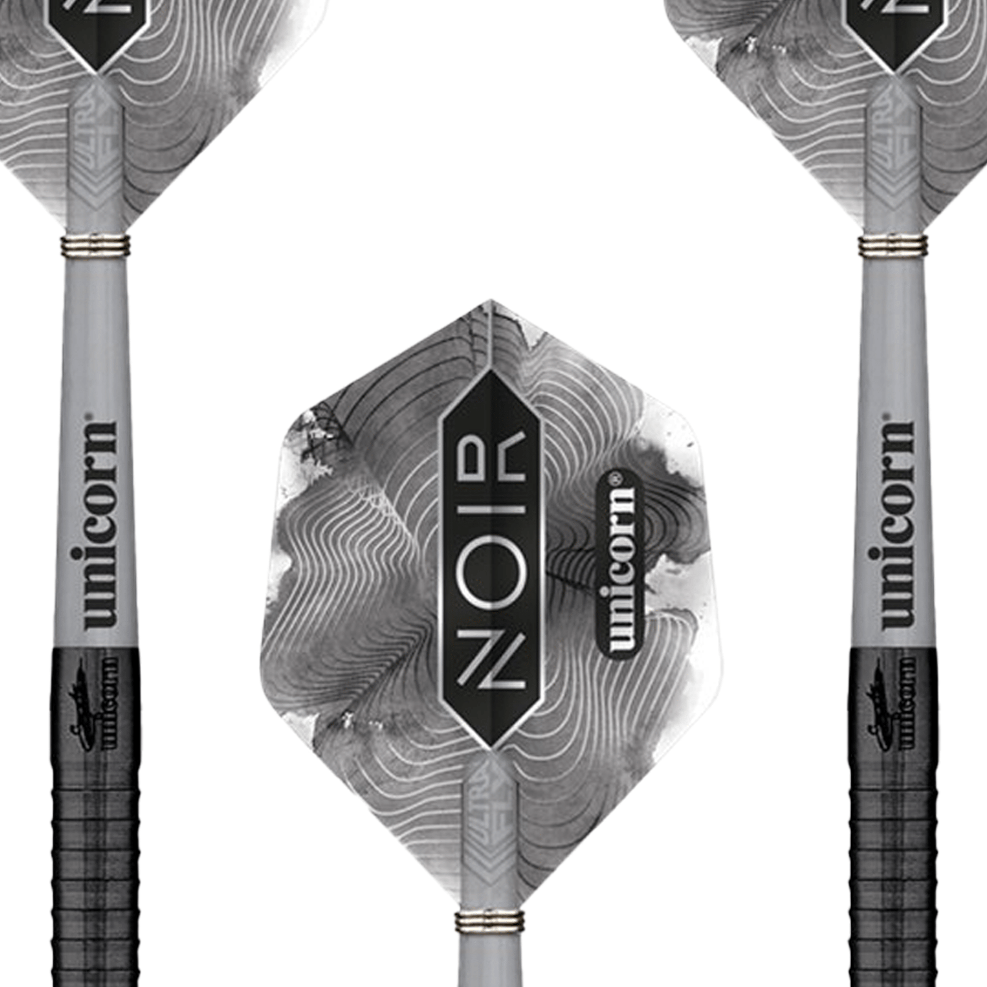 Unicorn Gary Anderson Noir Phase 6 - 90% Tungsten Steel Tip Darts Darts