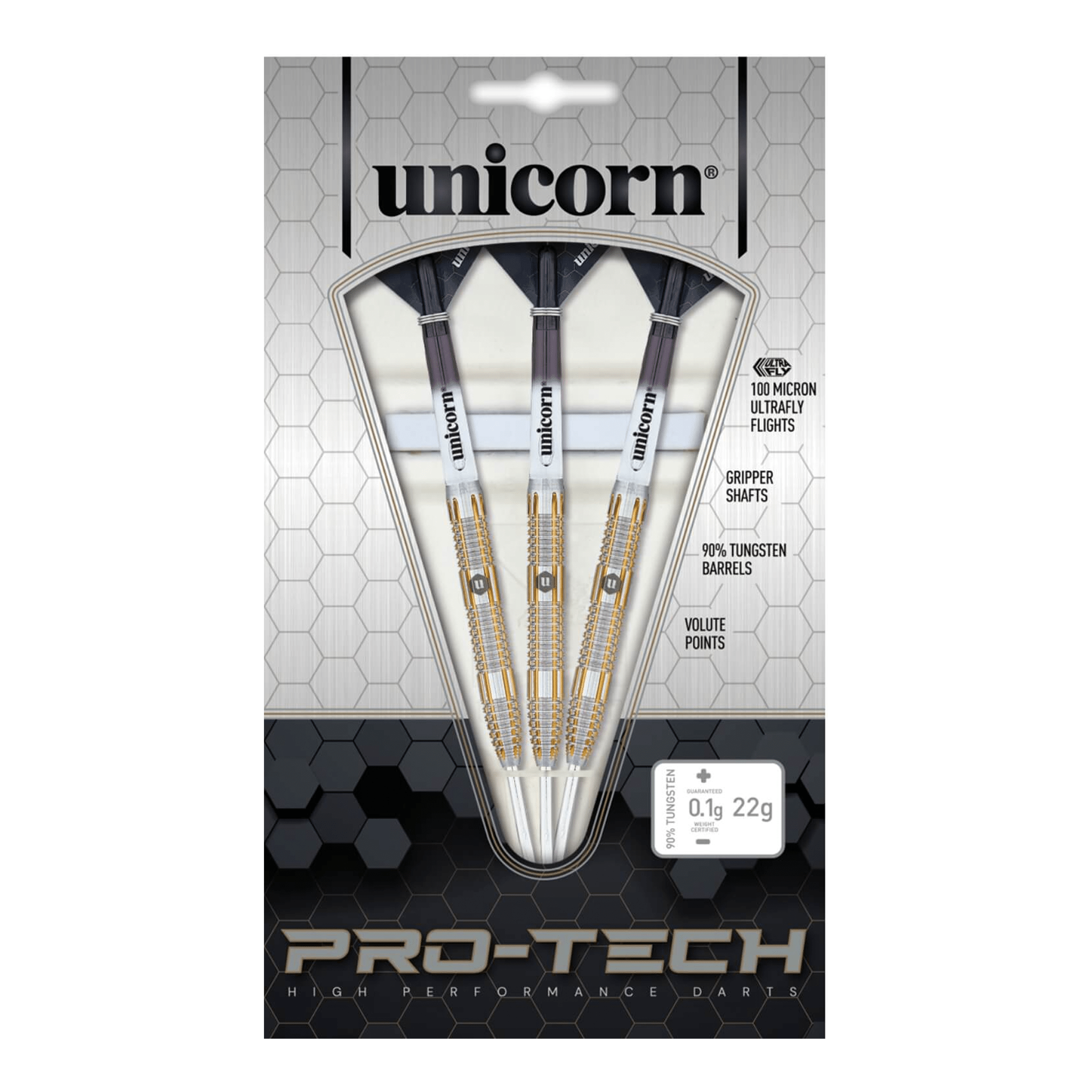 Unicorn Pro-Tech Style 4 - 90% Tungsten Steel Tip Darts Darts