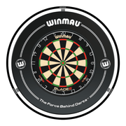 Winmau Blade 6 Dartboard, Surround & Black Plasma Light Bundle Blade 6 / Black / Winmau Plasma Black Boards