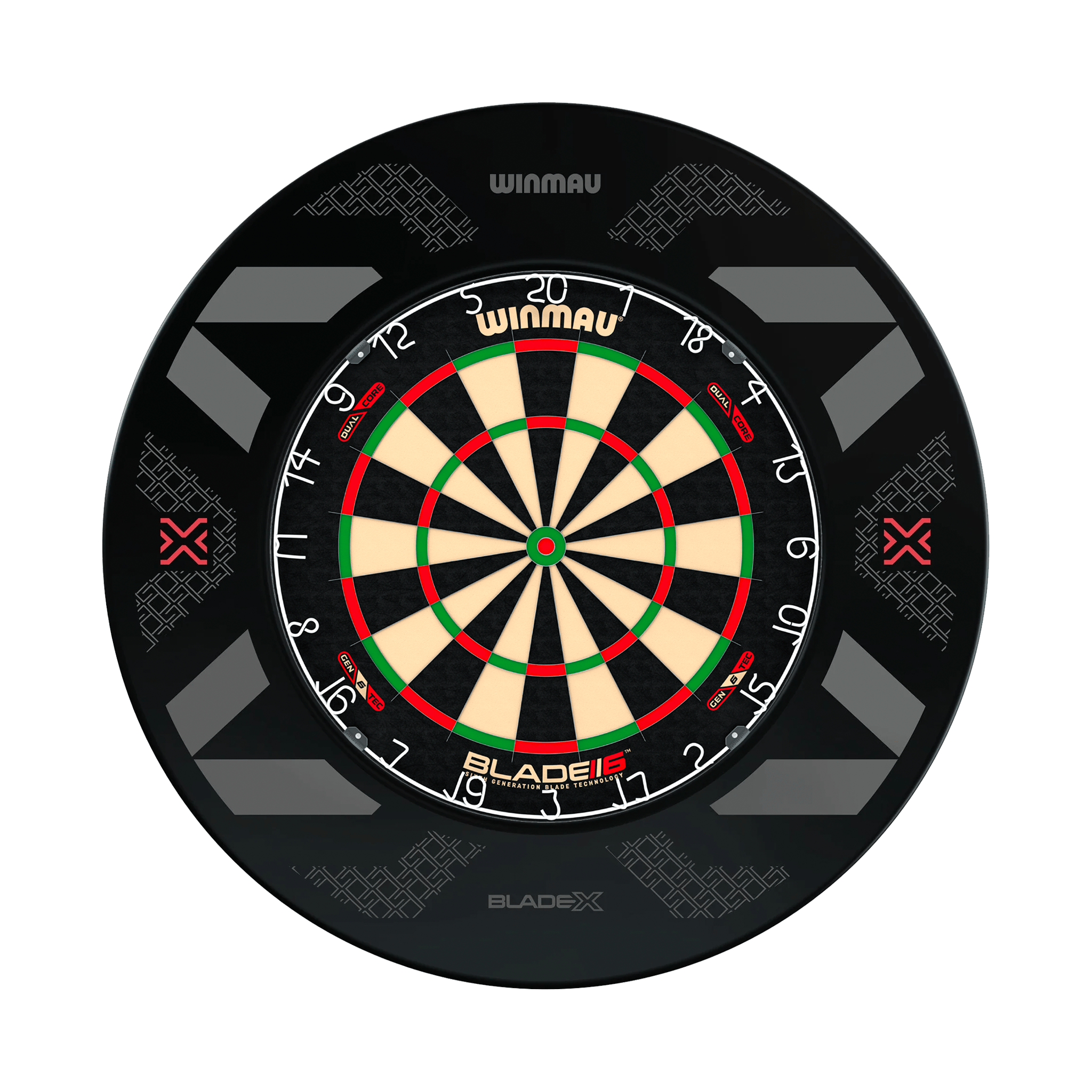 Winmau Blade 6 Dartboard & Surround Bundle Blade 6 Dual Core / Blade X Boards
