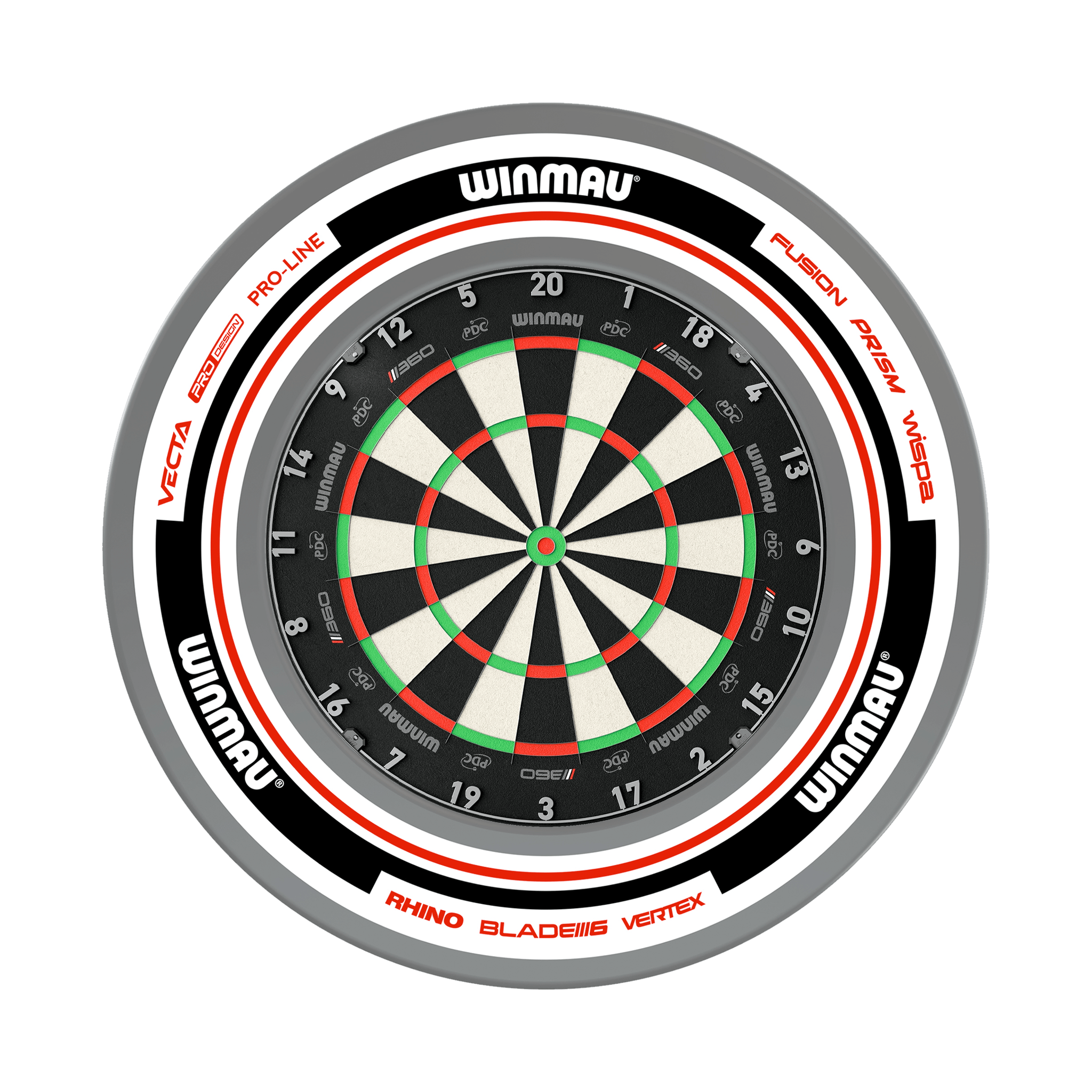 Winmau Blade 6 Dartboard & Surround Bundle Boards