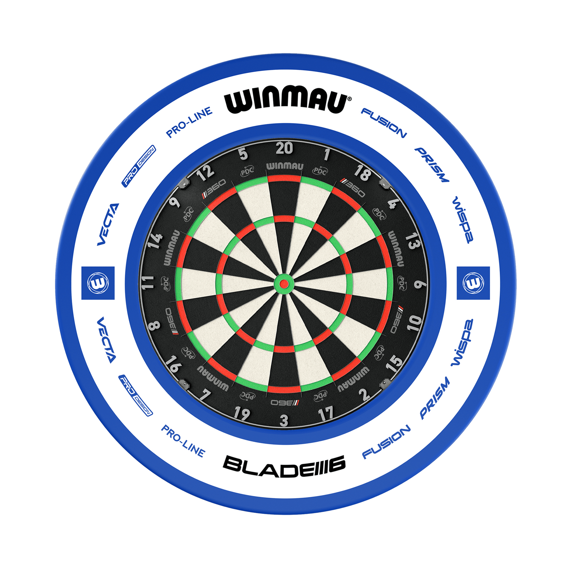 Winmau Blade 6 Dartboard & Surround Bundle Boards