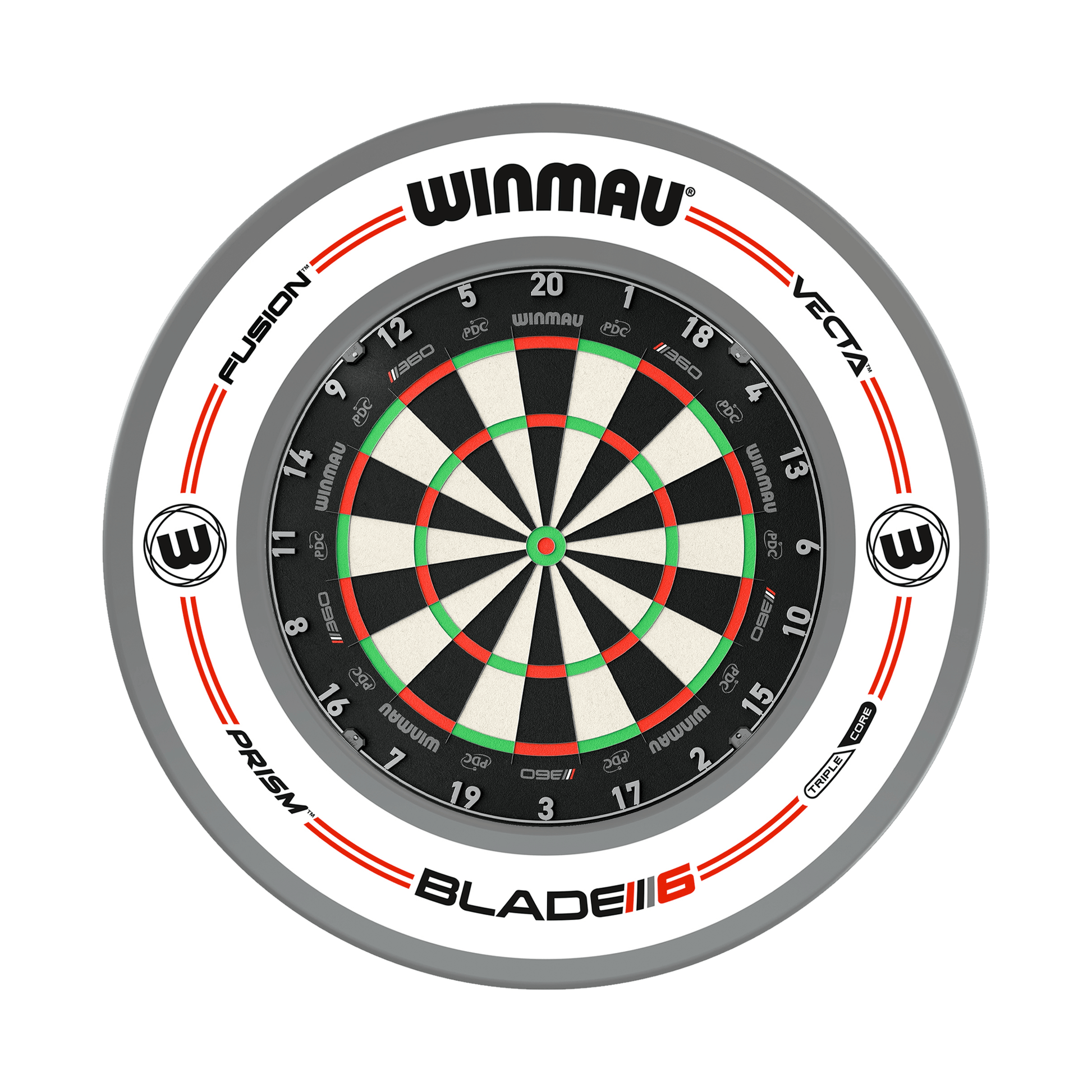 Winmau Blade 6 Dartboard & Surround Bundle Boards