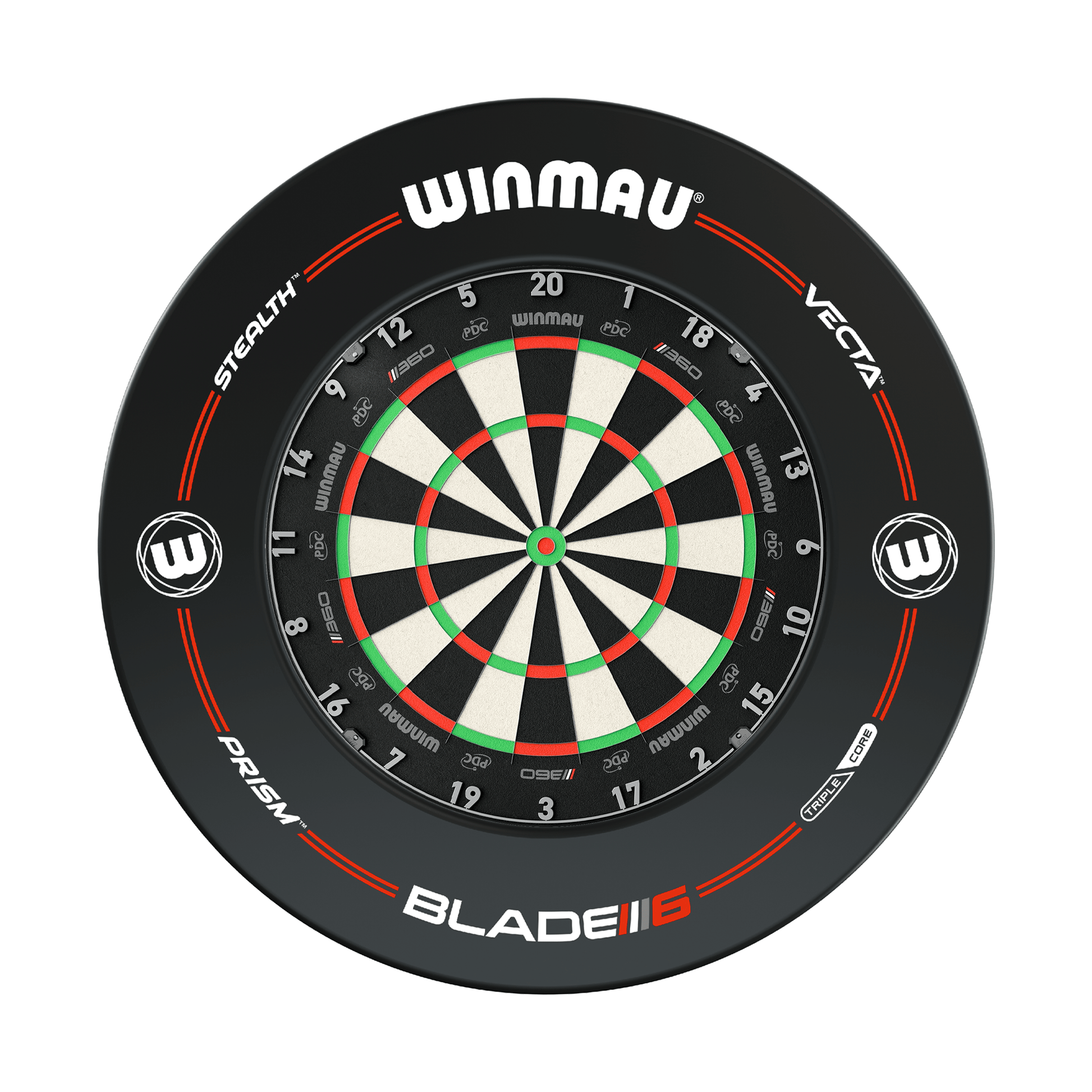 Winmau Blade 6 Dartboard & Surround Bundle Boards