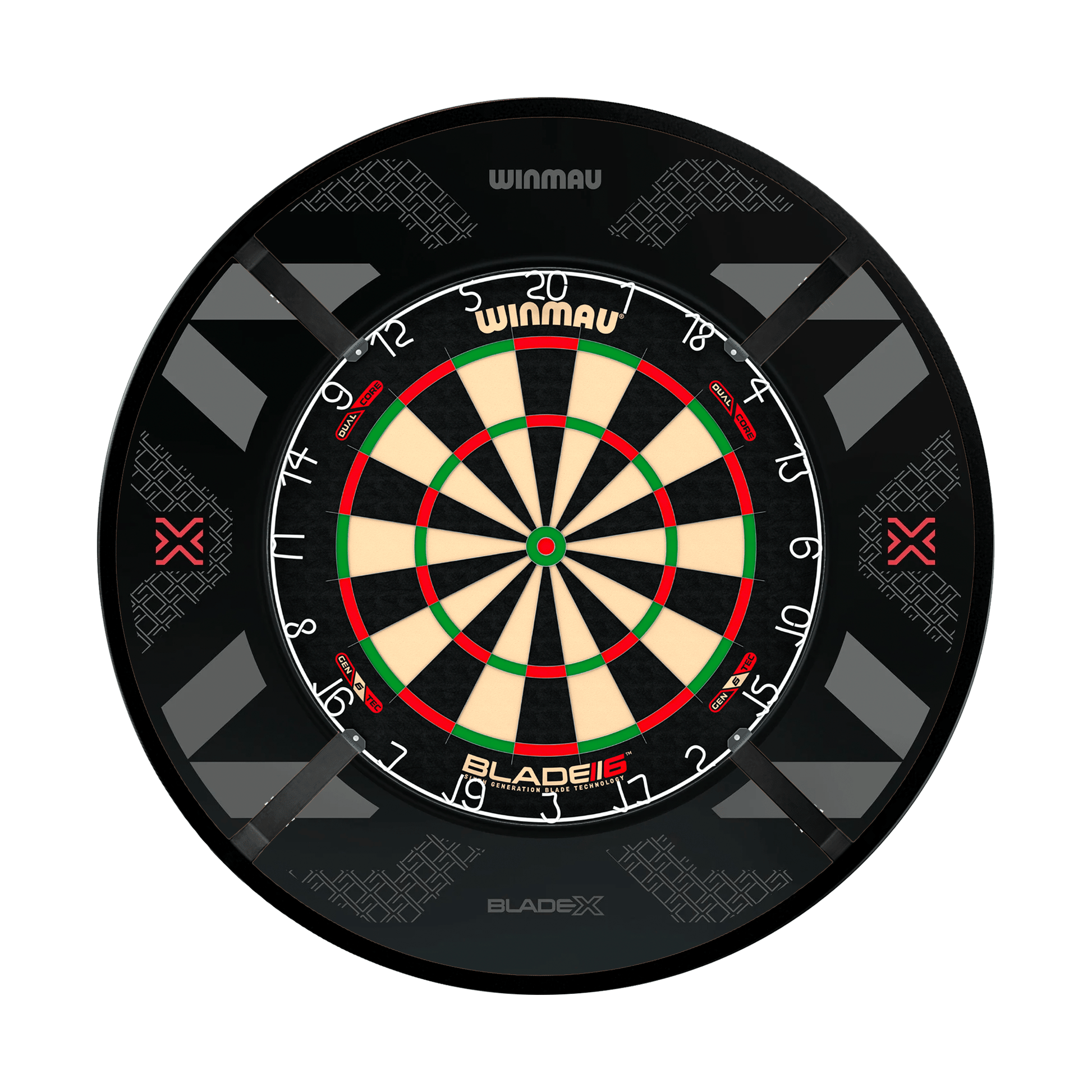 Winmau Blade 6 Dartboard, Surround & Corona Light Bundle Blade 6 Dual Core / Blade X / Target Corona Vision Boards