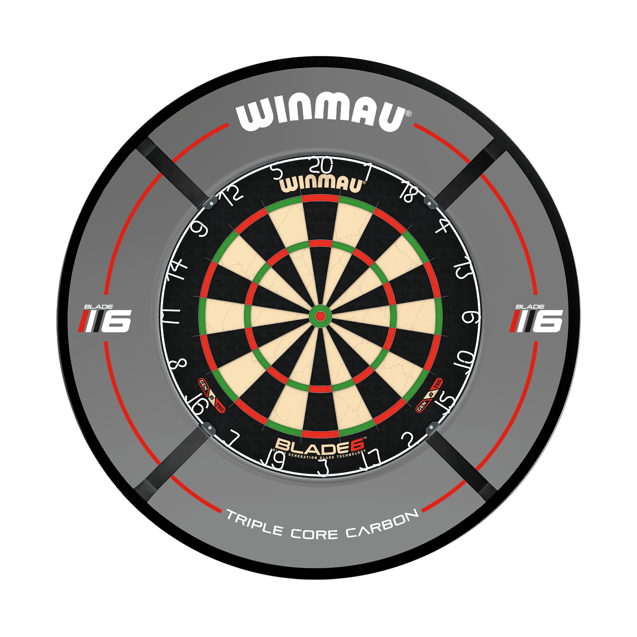 Winmau Blade 6 Dartboard, Surround & Corona Light Bundle Blade 6 / Triple Core / Target Corona Vision Boards