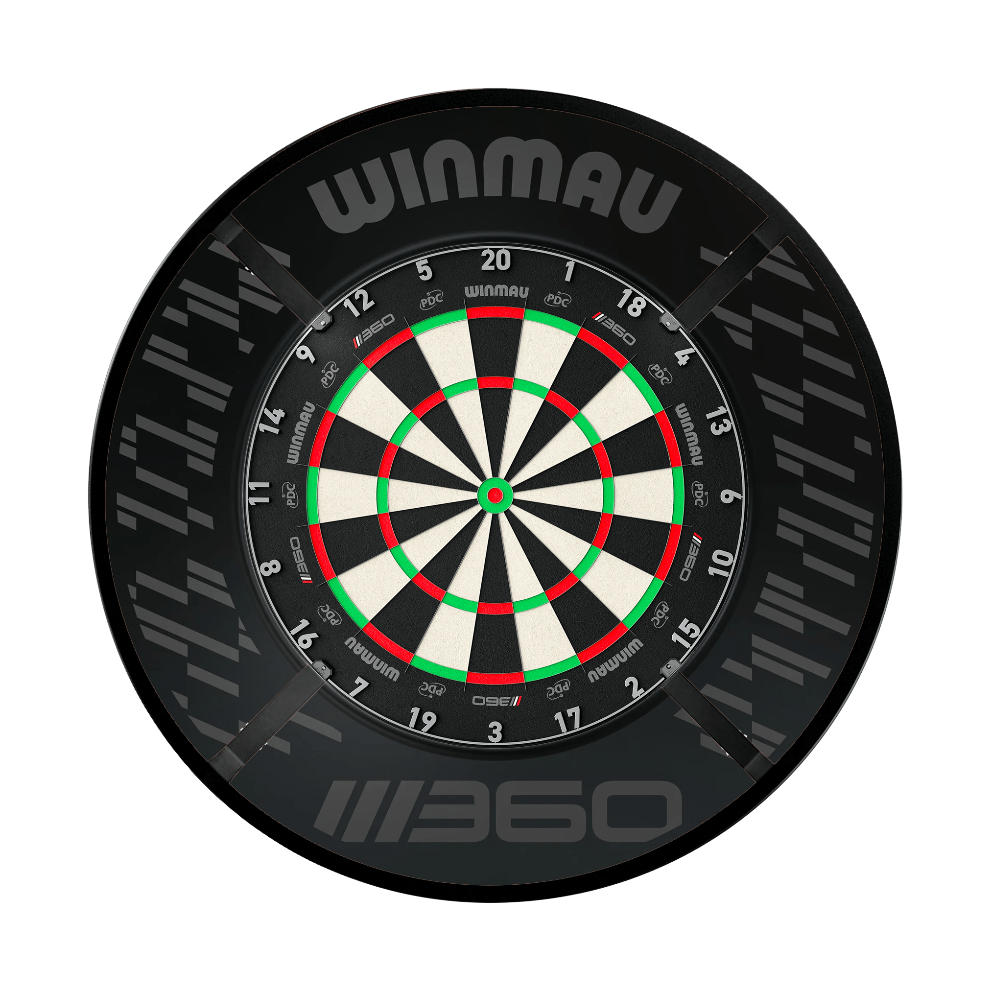 Winmau Blade 6 Dartboard, Surround & Corona Light Bundle Boards
