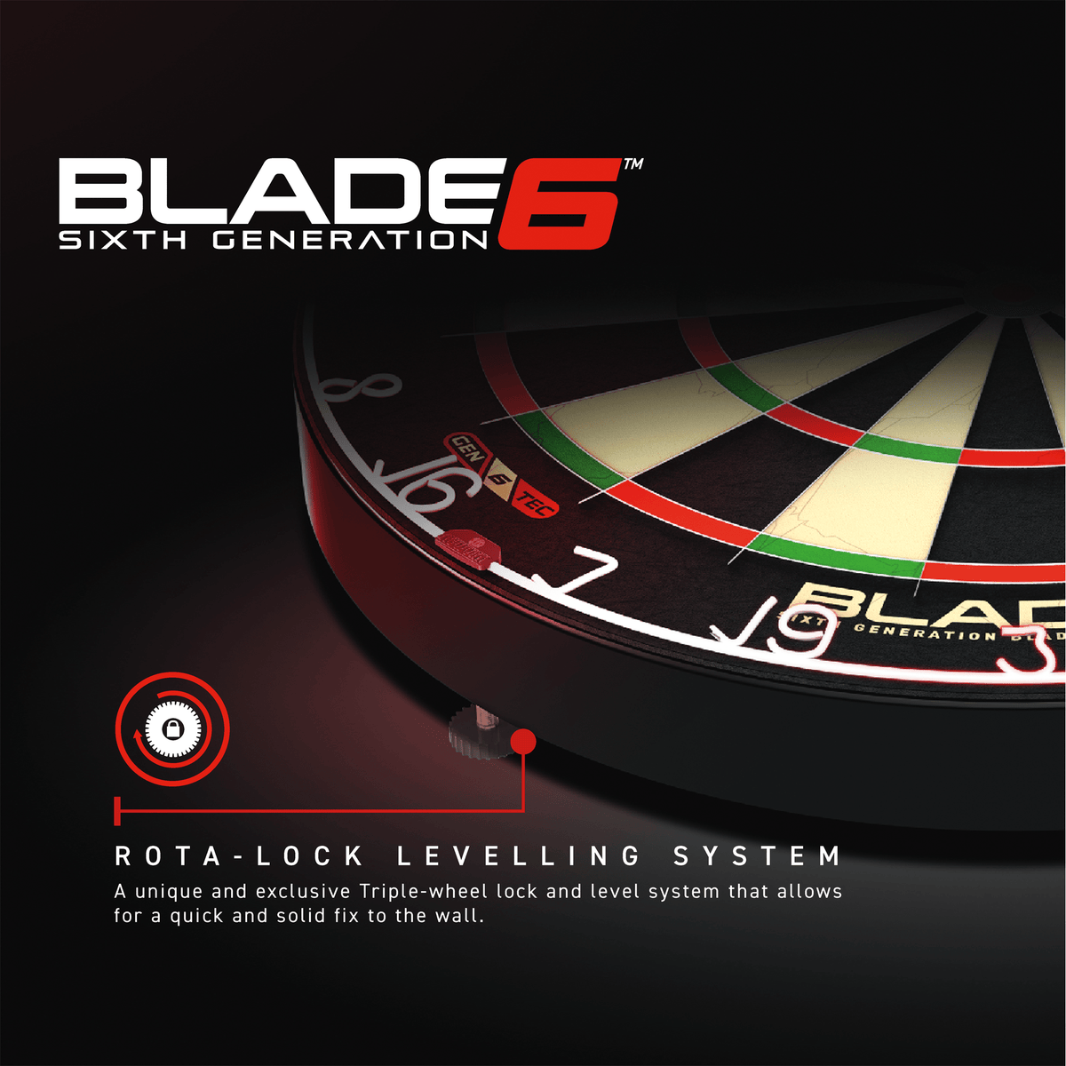 Winmau Blade 6 Dartboard, Surround & Plasma Light Bundle Dartboard Bundles