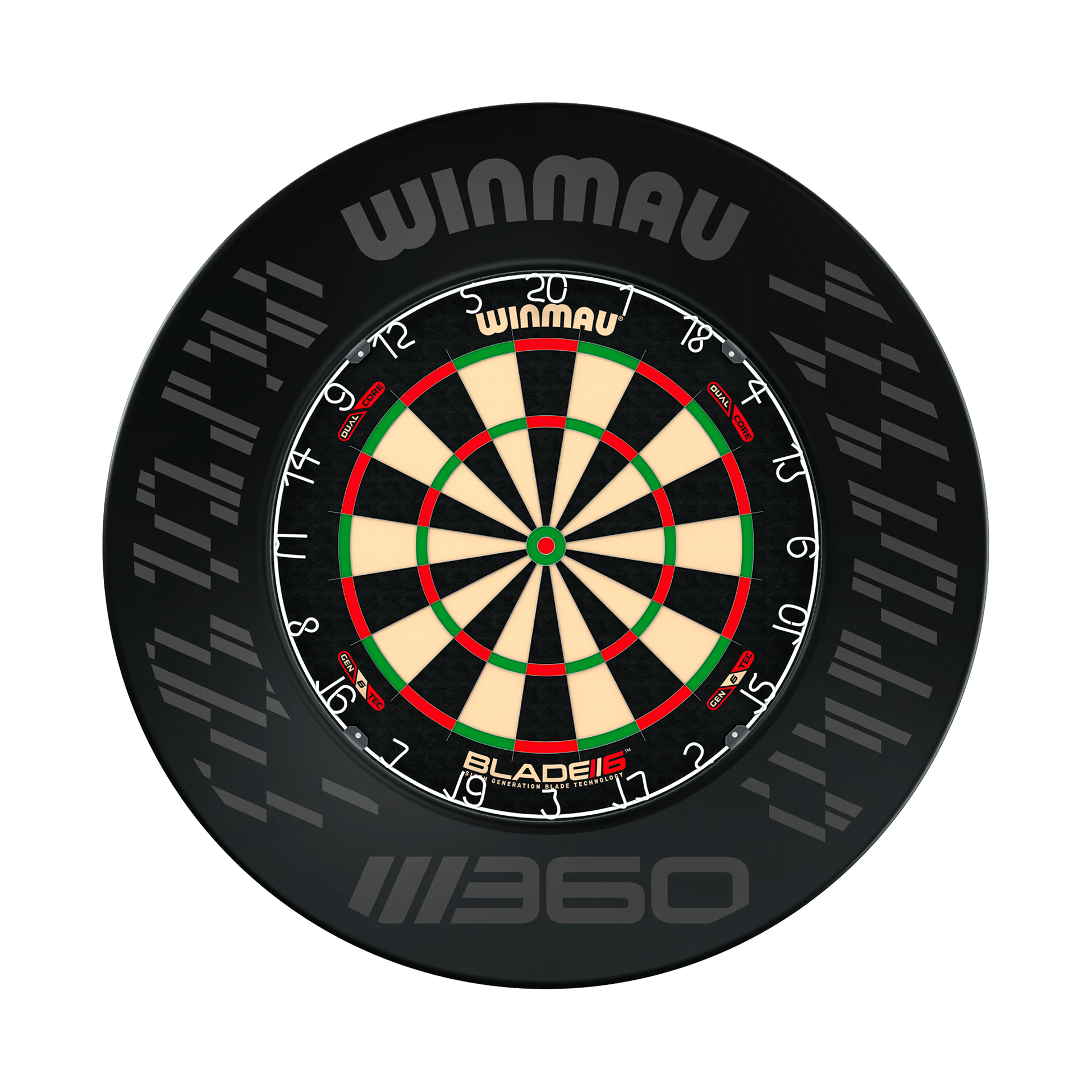 Winmau Blade 6 Dual Core Dartboard & Surround Bundle Blade 6 Dual Core / Blade 360 Boards
