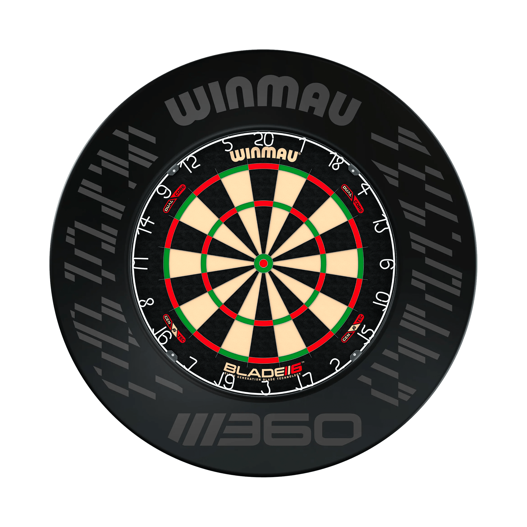 Winmau Blade 6 Dual Core Dartboard & Surround Bundle Blade 6 Dual Core / Blade 360 Boards