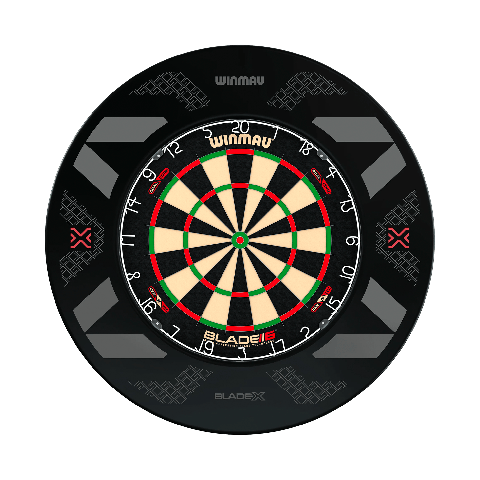 Winmau Blade 6 Dual Core Dartboard & Surround Bundle Blade 6 Dual Core / Blade X Boards