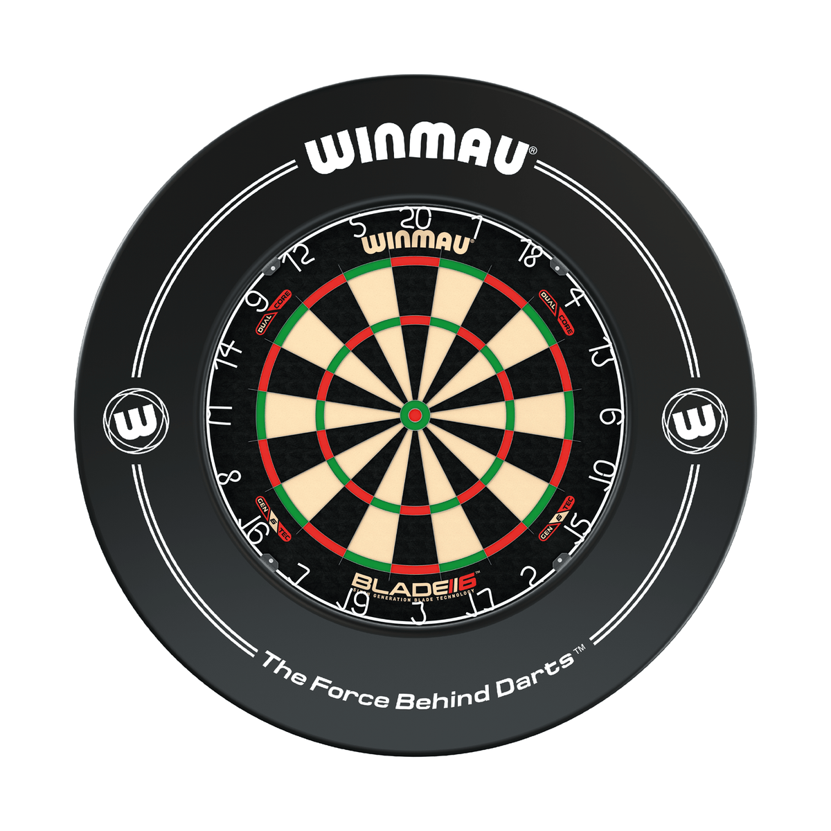 Winmau Blade 6 Dual Core Dartboard & Surround Bundle Dartboard Bundles