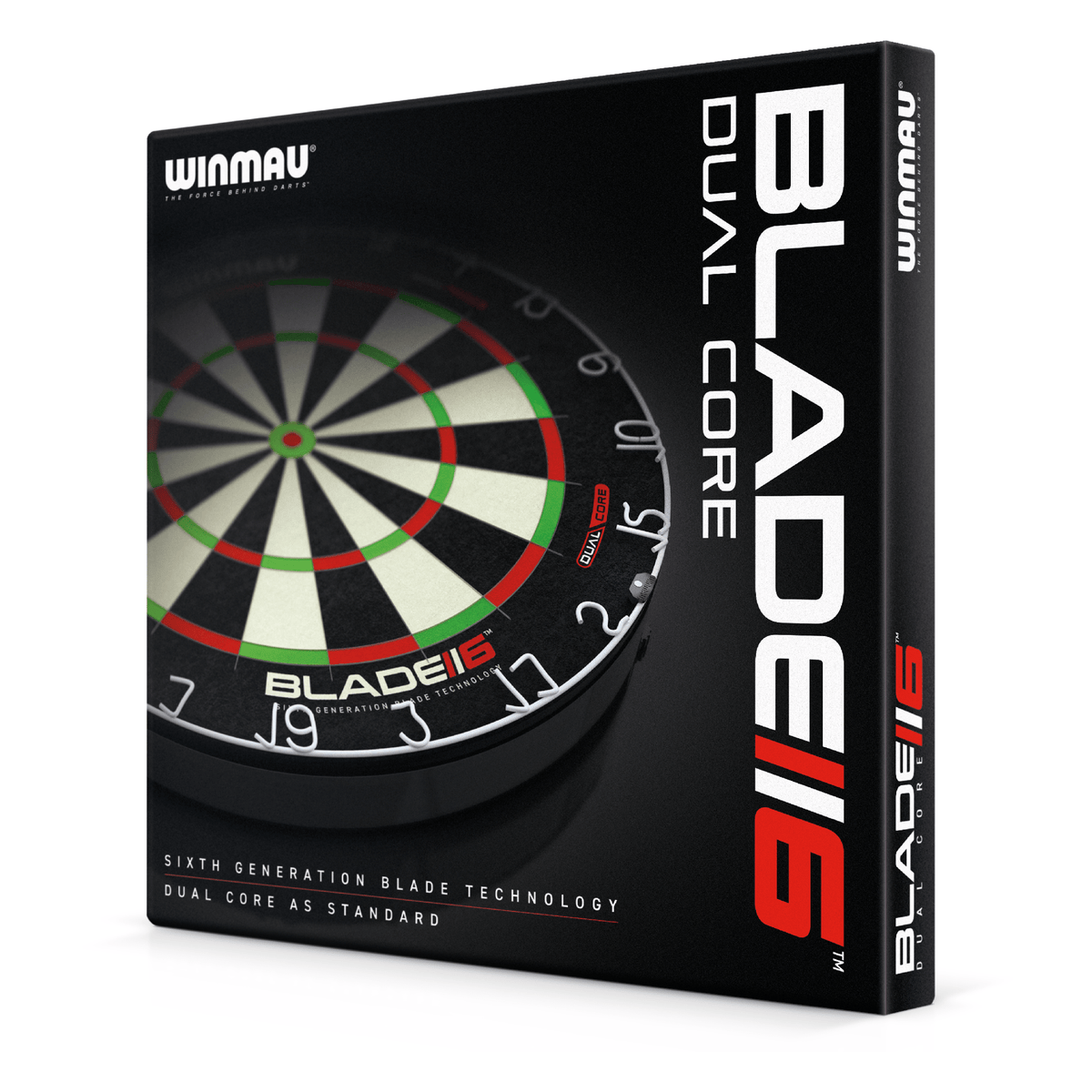 Winmau Blade 6 Dual Core Dartboard, Surround & Plasma Light Bundle Dartboard Bundles