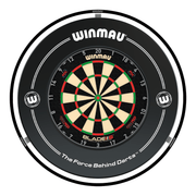 Winmau Blade 6 Triple Core Dartboard, Surround & Black Plasma Light Bundle Blade 6 Triple Core / Black / Winmau Plasma Black Boards