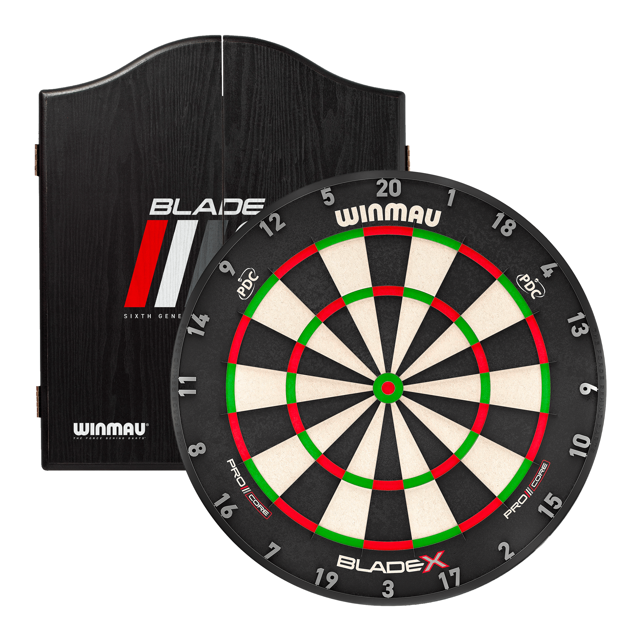 Winmau Blade X Dartboard & Cabinet Bundle Blade X / Blade 6 Boards