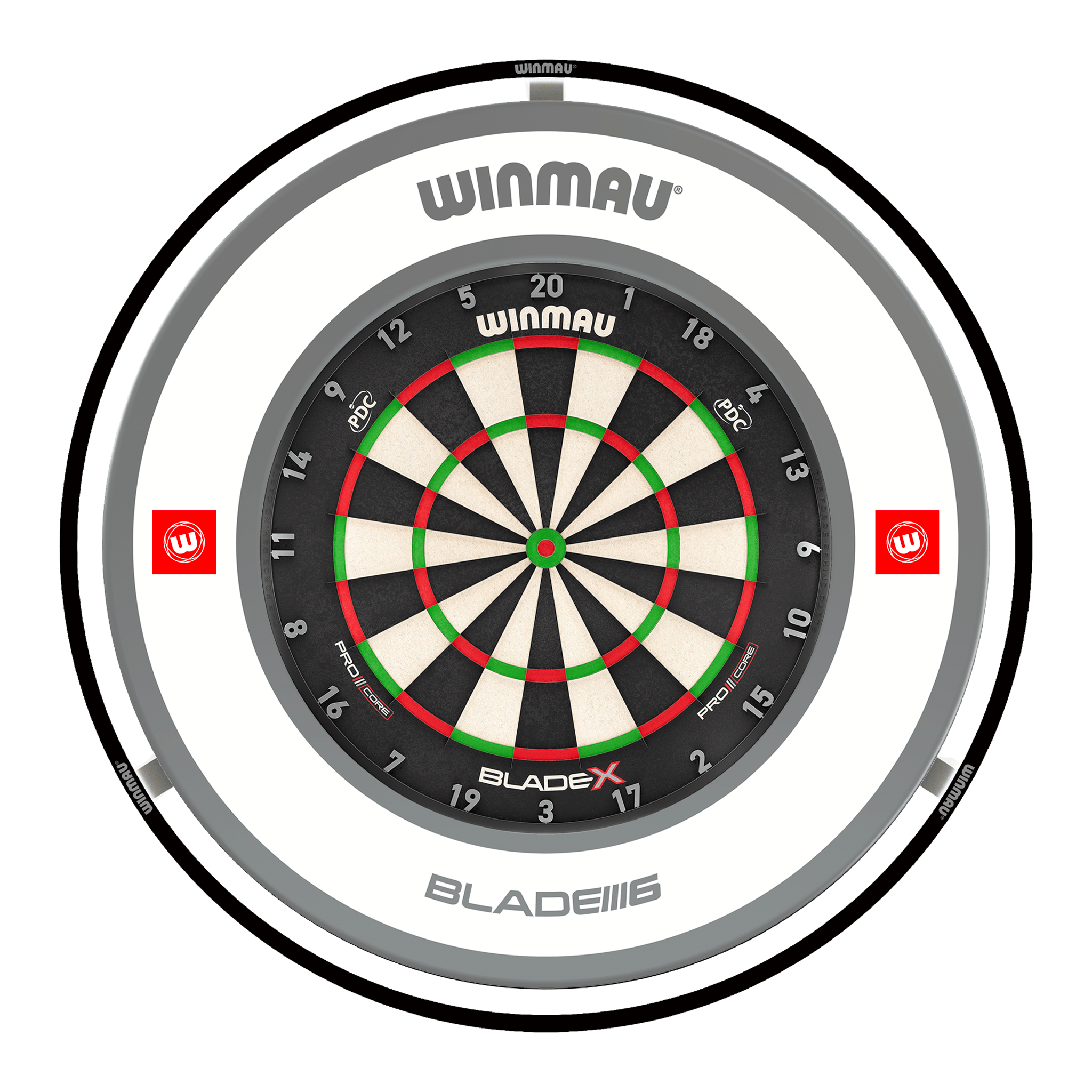 Blade X Dartboard, Surround & Plasma Light Bundle