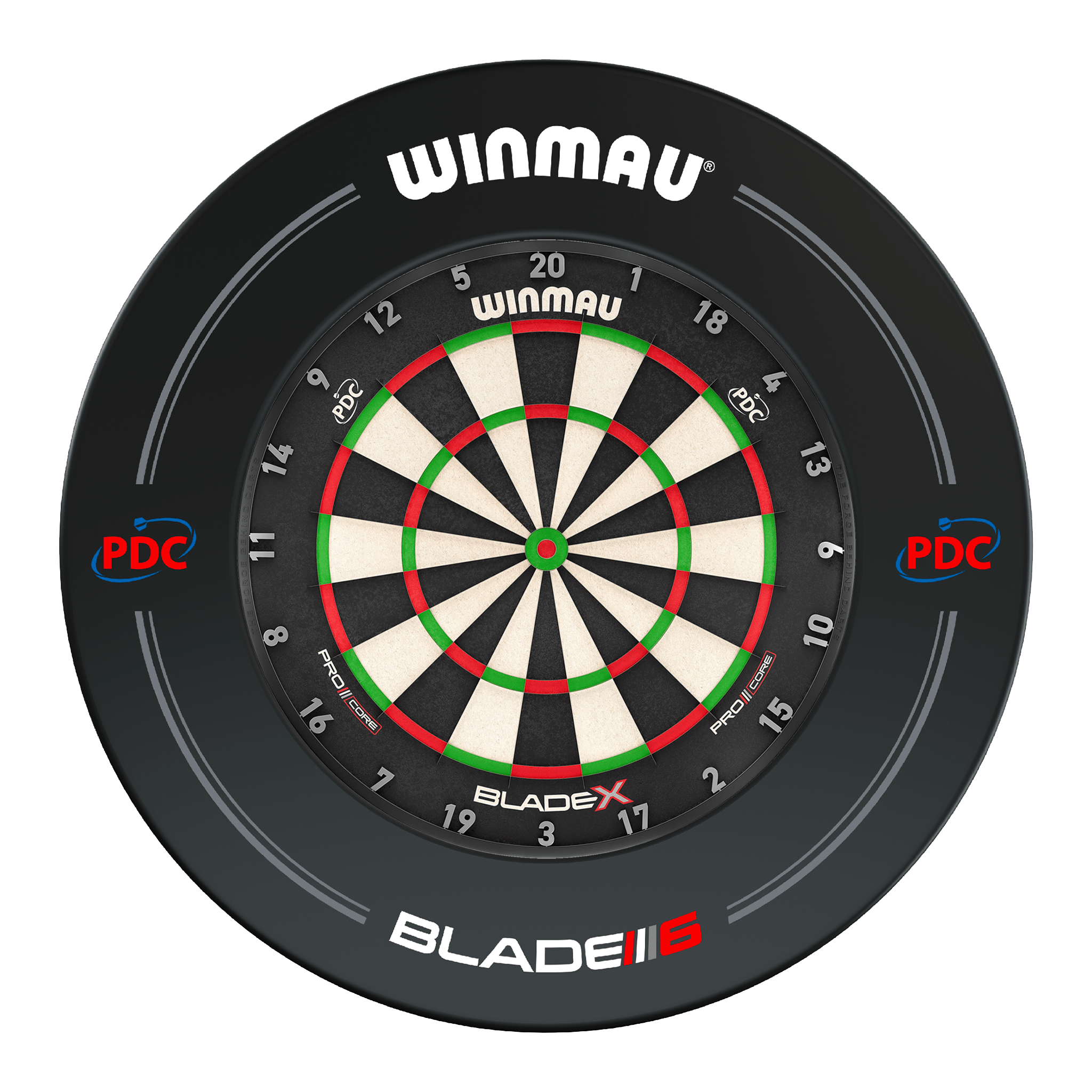Winmau Blade X Dartboard & Surround Bundle Blade X / PDC Black Boards