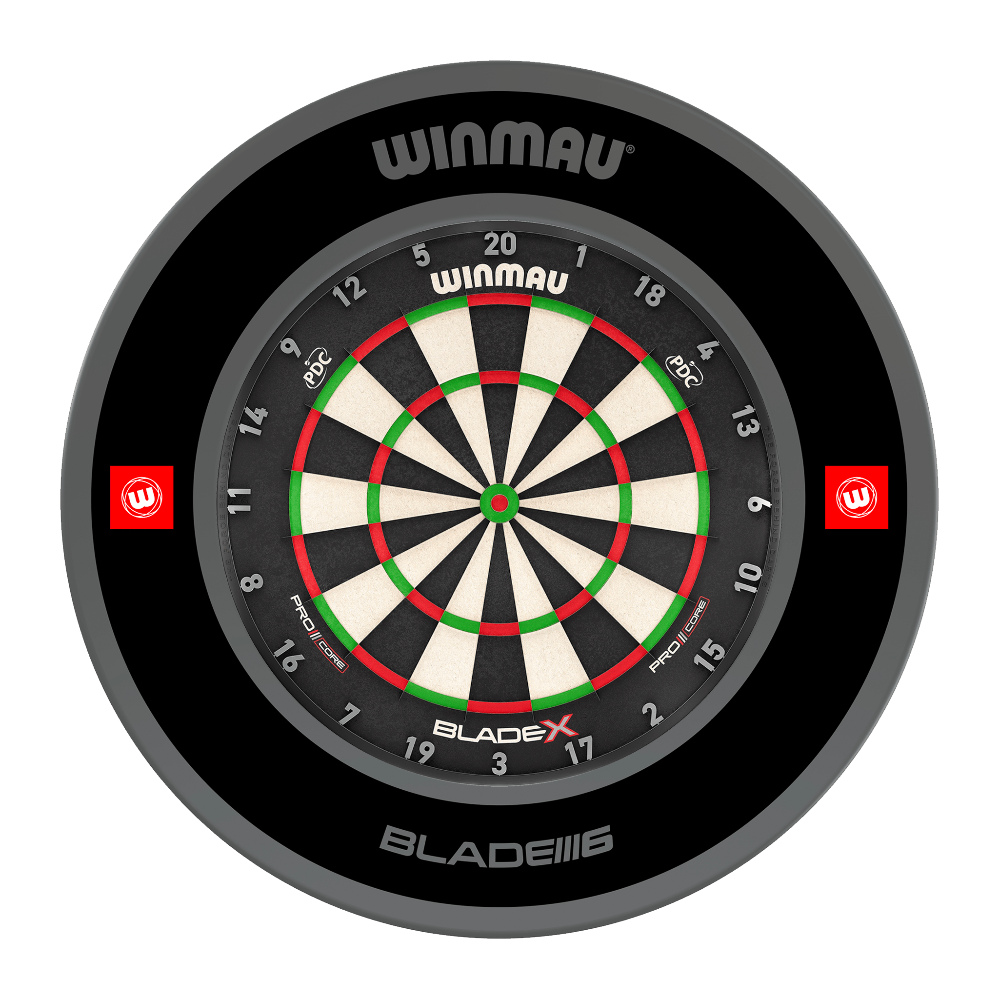 Winmau Blade X Dartboard & Surround Bundle Blade X / Pro 1.0 Black Boards