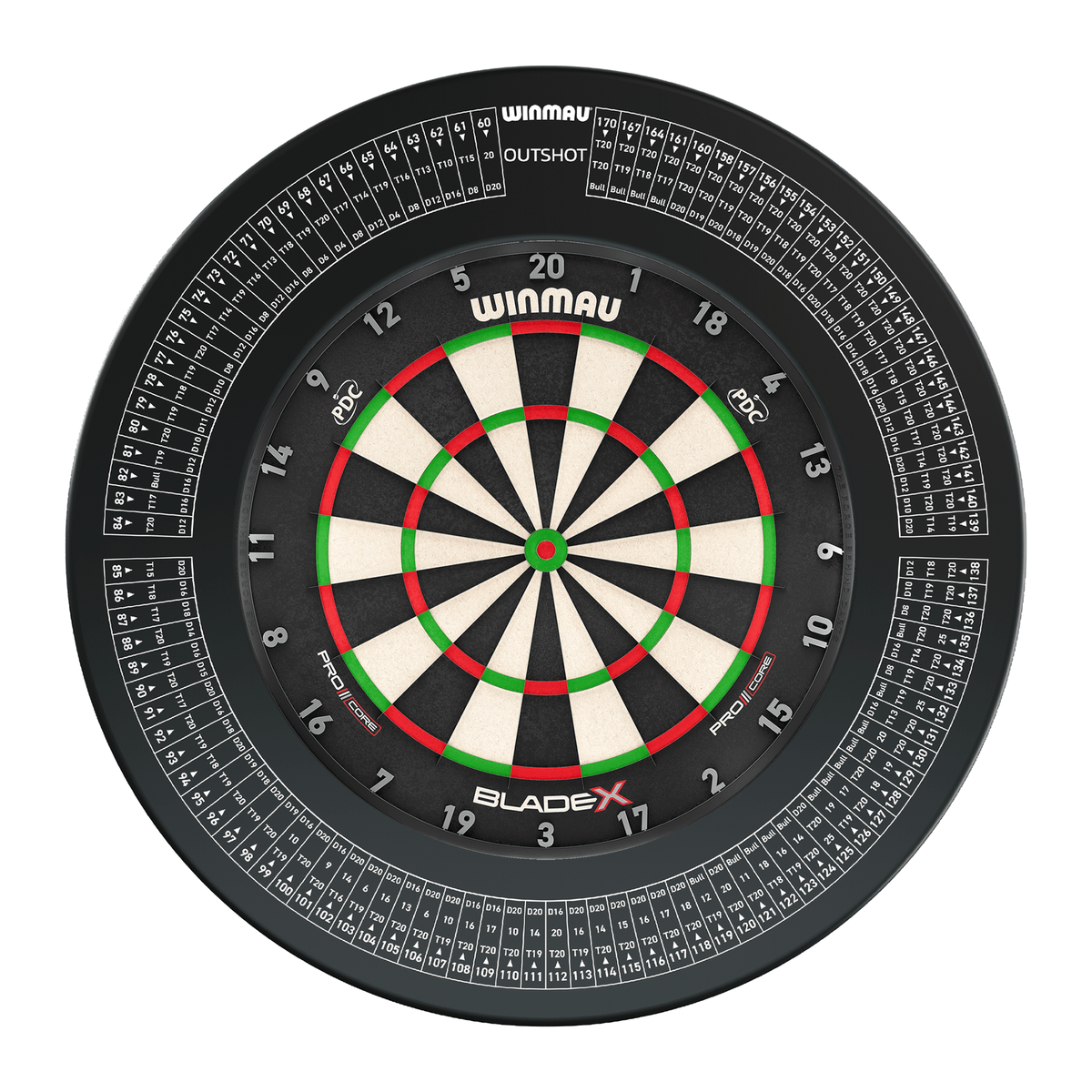 Winmau Blade X Dartboard & Surround Bundle Dartboard Bundles