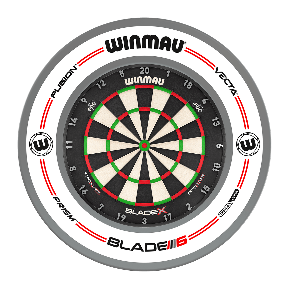 Winmau Blade X Dartboard & Surround Bundle Dartboard Bundles
