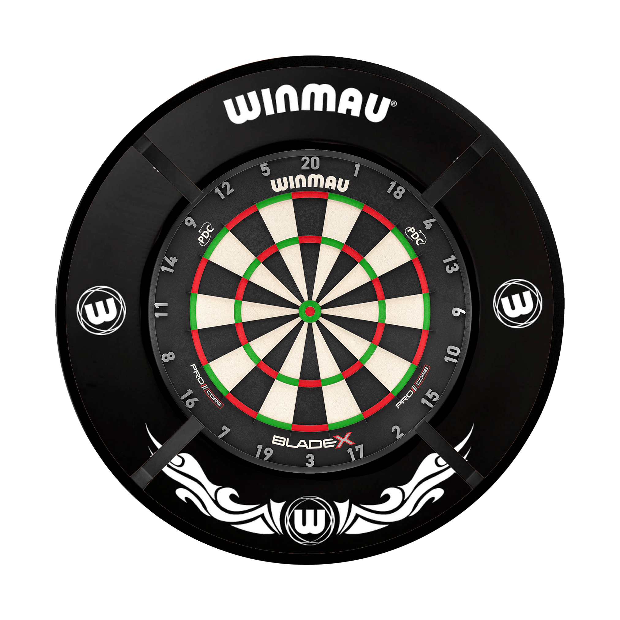 Winmau Blade X Dartboard, Surround & Corona Light Bundle Blade X / Xtreme / Target Corona Vision Boards