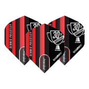 Winmau Dennis Priestly - Prism Alpha Dart Flights Standard / Black / Red Flights & Shafts