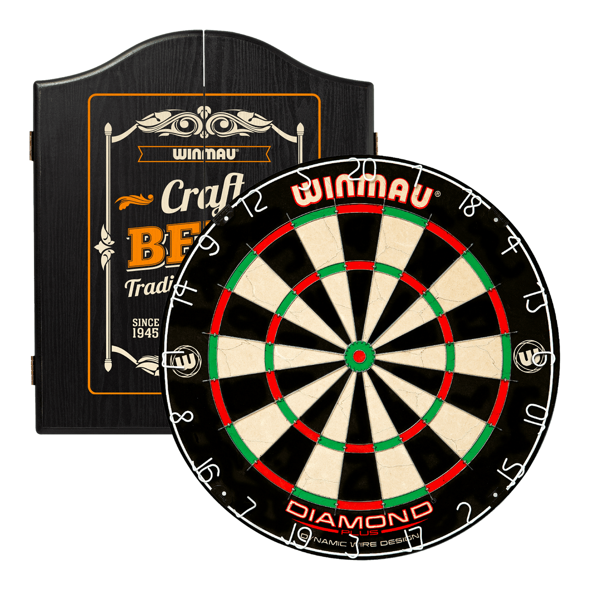 Winmau Diamond Plus Dartboard & Cabinet Bundle Dartboard Bundles