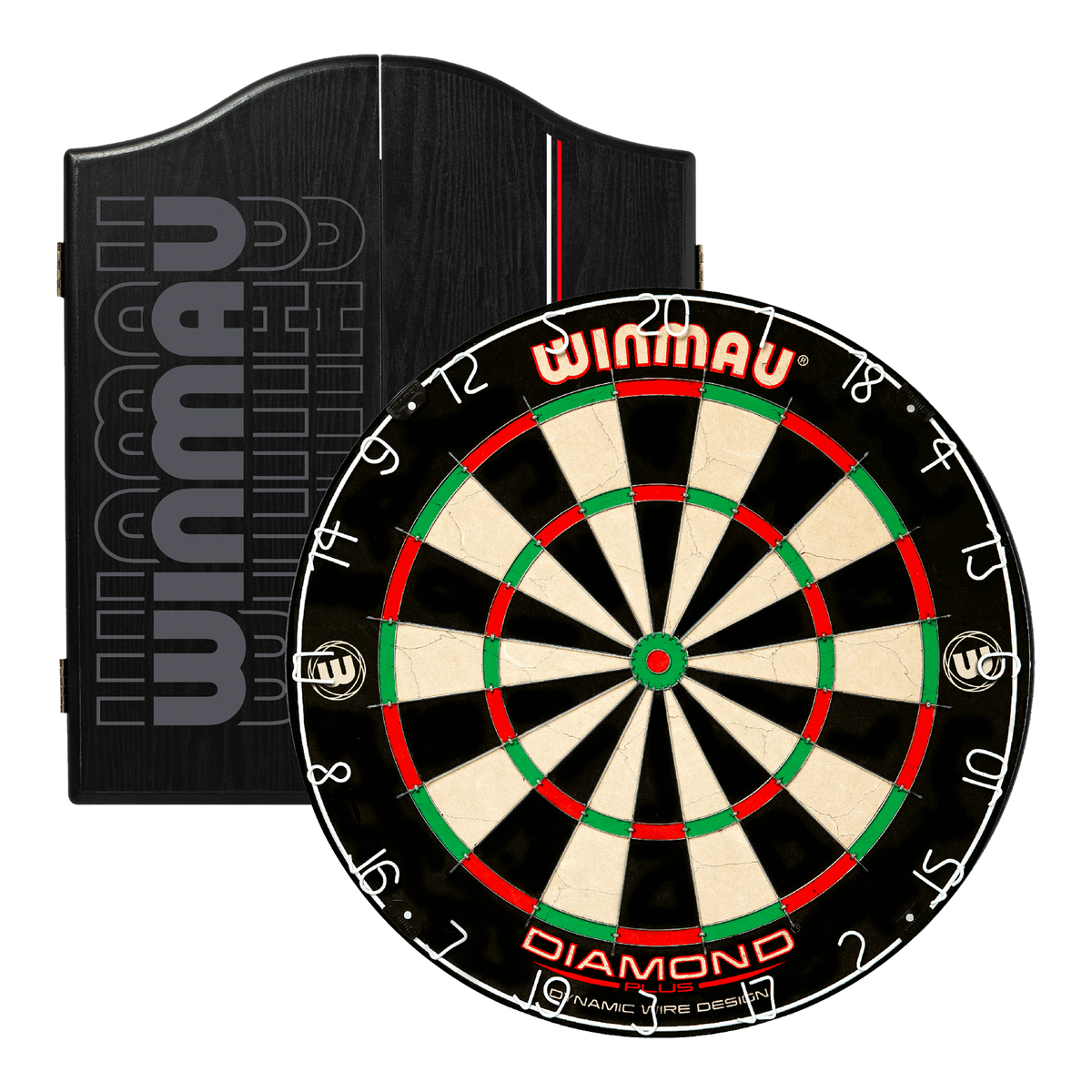 Winmau Diamond Plus Dartboard & Cabinet Bundle Dartboard Bundles