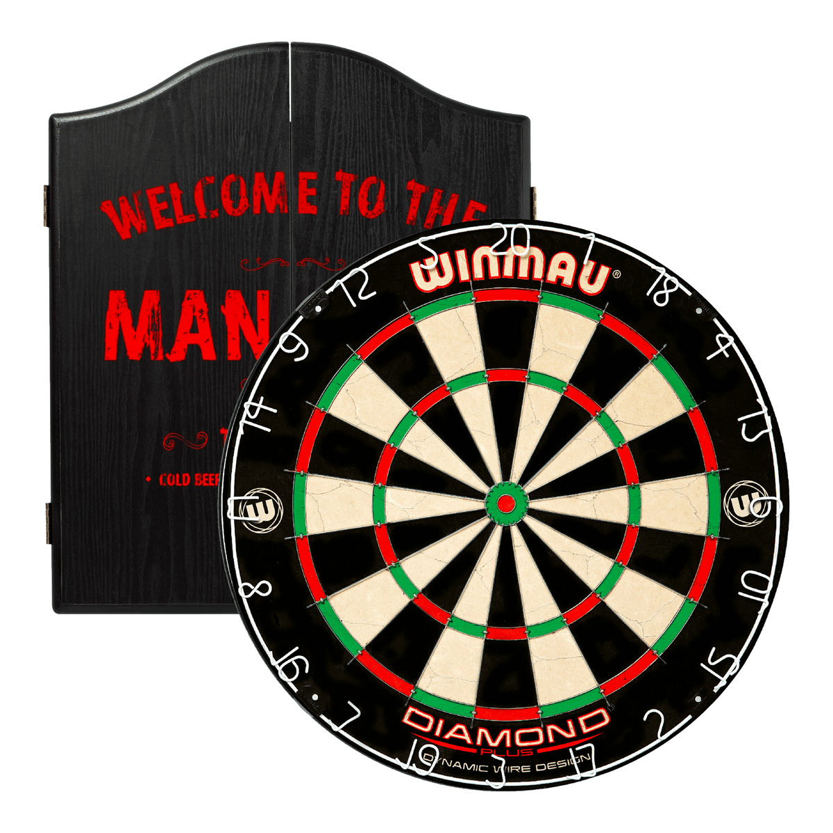 Winmau Diamond Plus Dartboard & Cabinet Bundle Dartboard Bundles