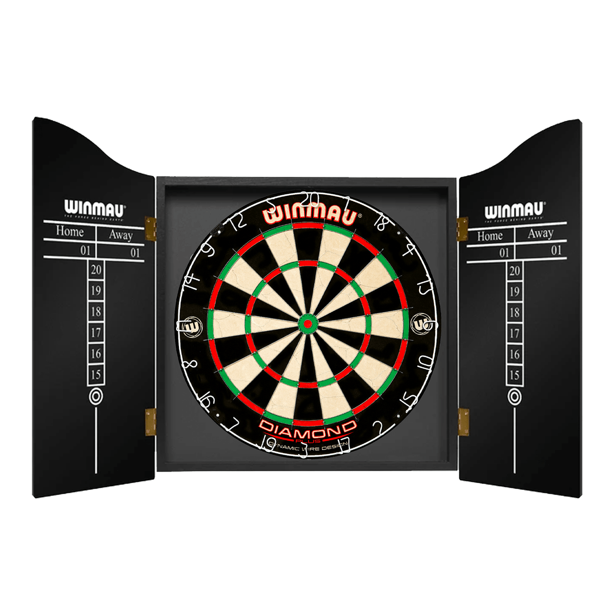 Winmau Diamond Plus Dartboard & Cabinet Bundle Dartboard Bundles