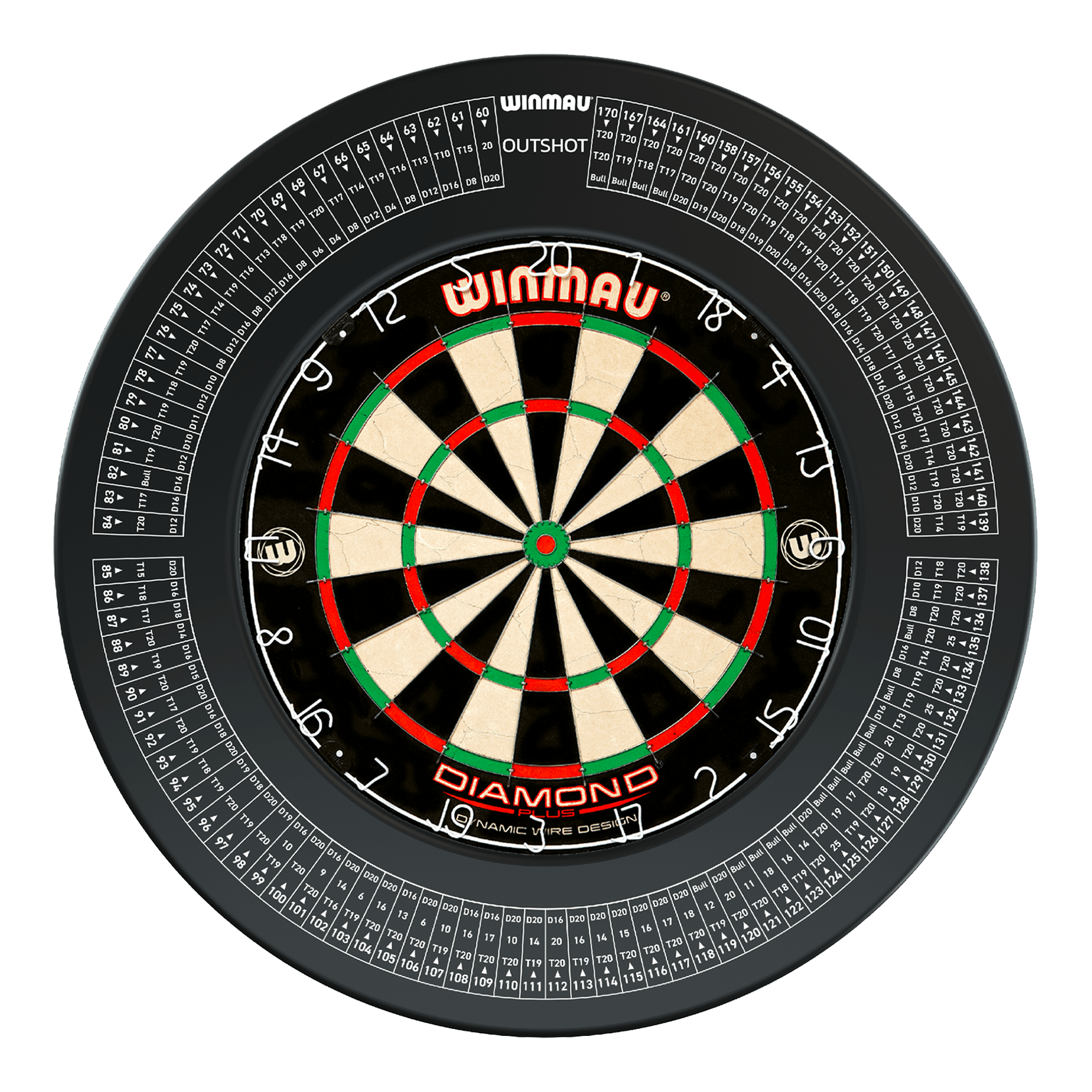 Winmau Diamond Plus Dartboard & Surround Bundle Dartboard Bundles