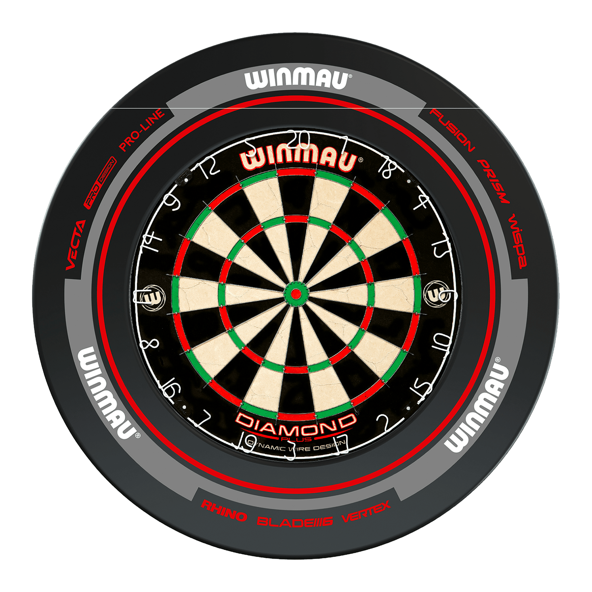 Winmau Diamond Plus Dartboard & Surround Bundle Dartboard Bundles