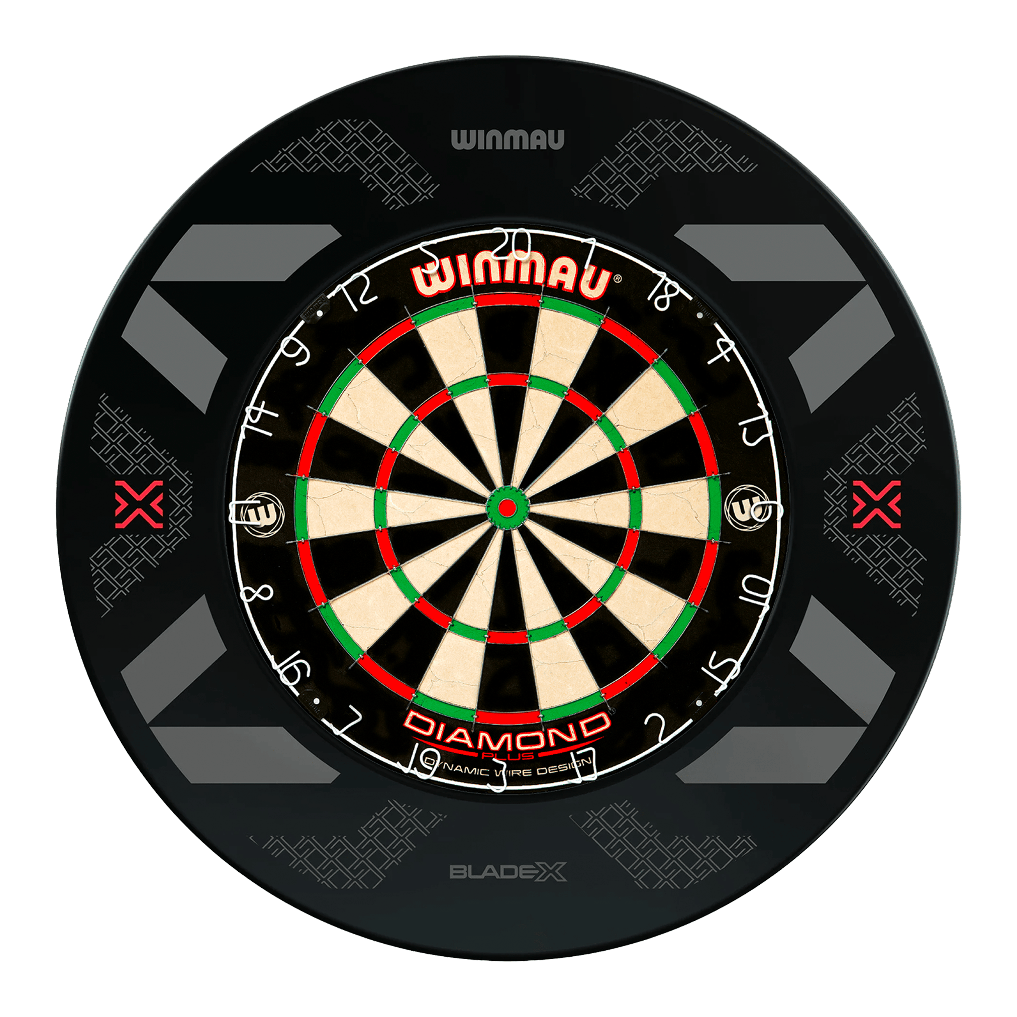Winmau Diamond Plus Dartboard & Surround Bundle Dartboard Bundles