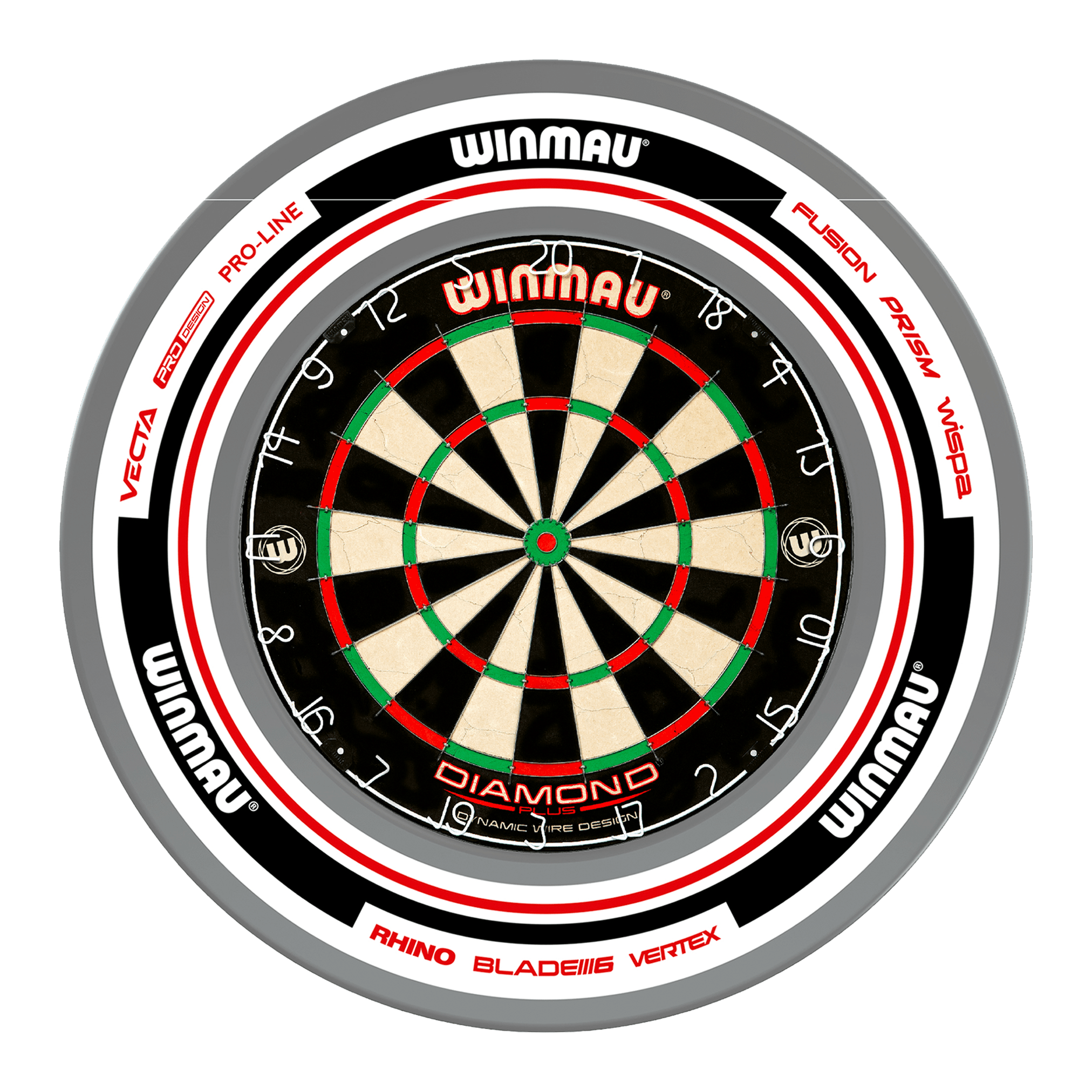 Winmau Diamond Plus Dartboard & Surround Bundle Dartboard Bundles