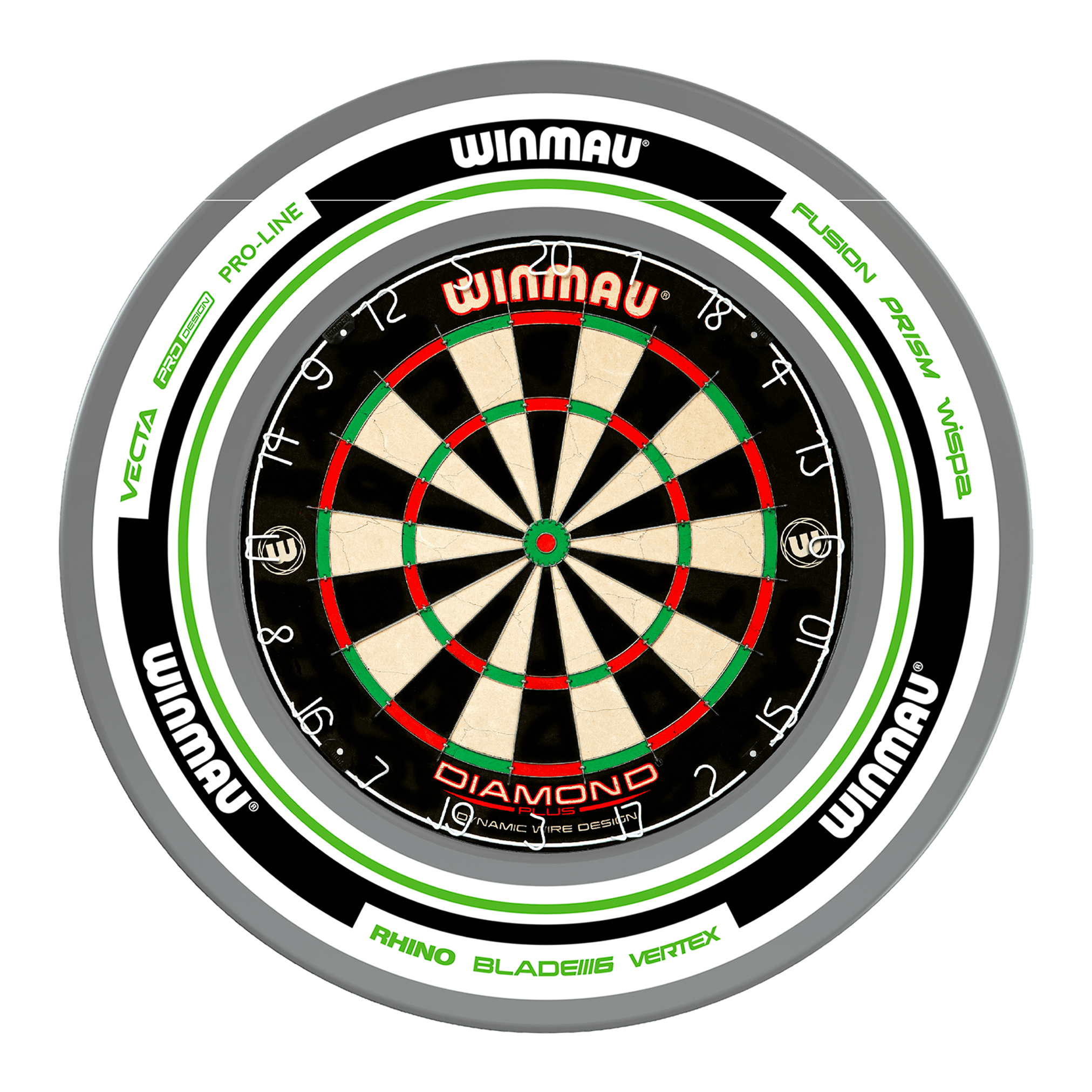 Winmau Diamond Plus Dartboard & Surround Bundle Dartboard Bundles