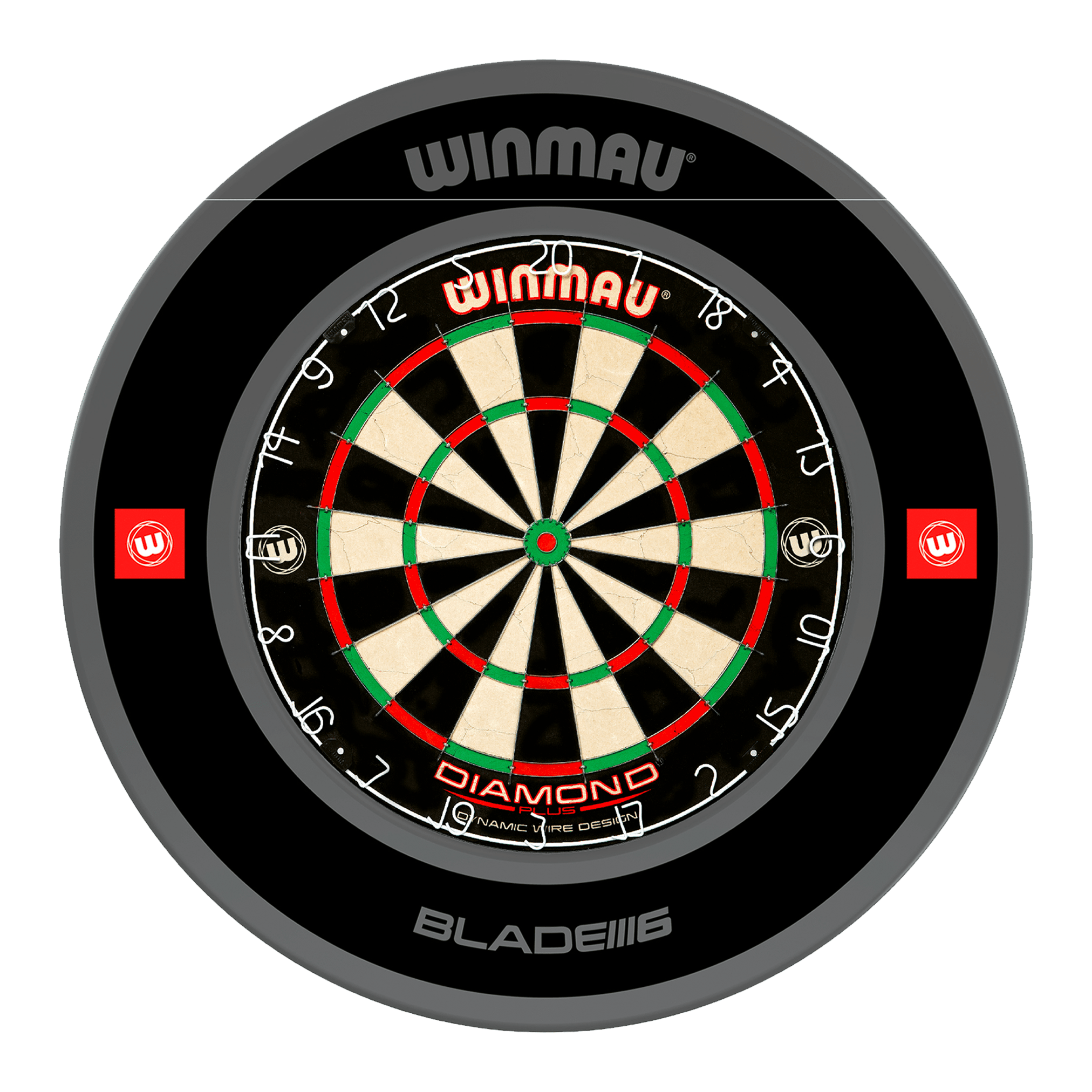 Winmau Diamond Plus Dartboard & Surround Bundle Dartboard Bundles