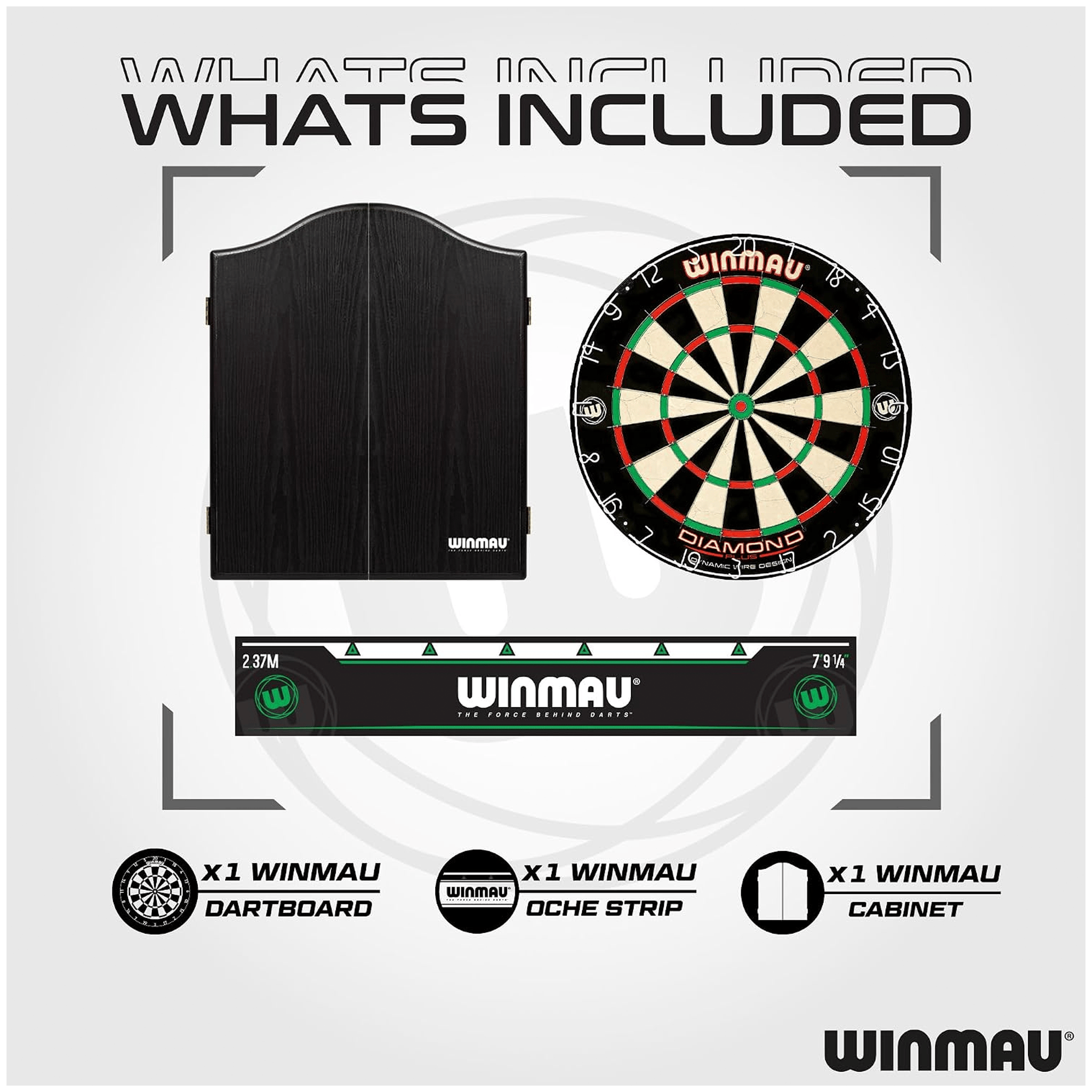 Winmau Diamond Plus Professional Darts Set Dartboard Bundles