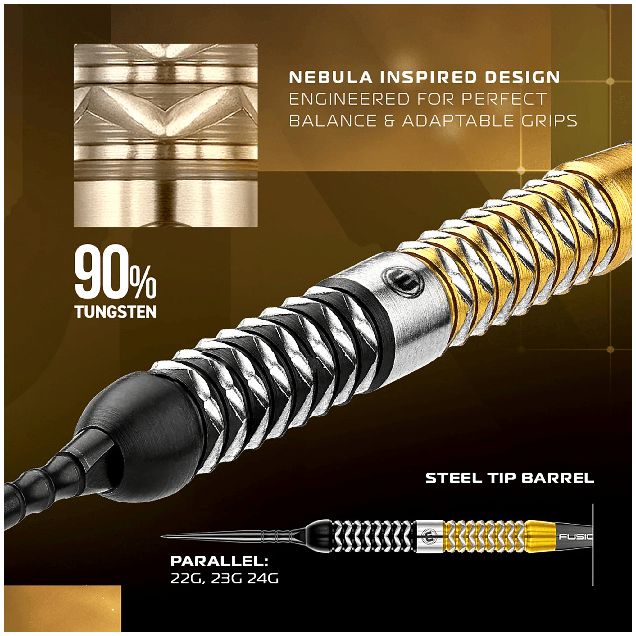 Winmau Exion Switch Point - 90% Tungsten Steel Tip Darts Darts