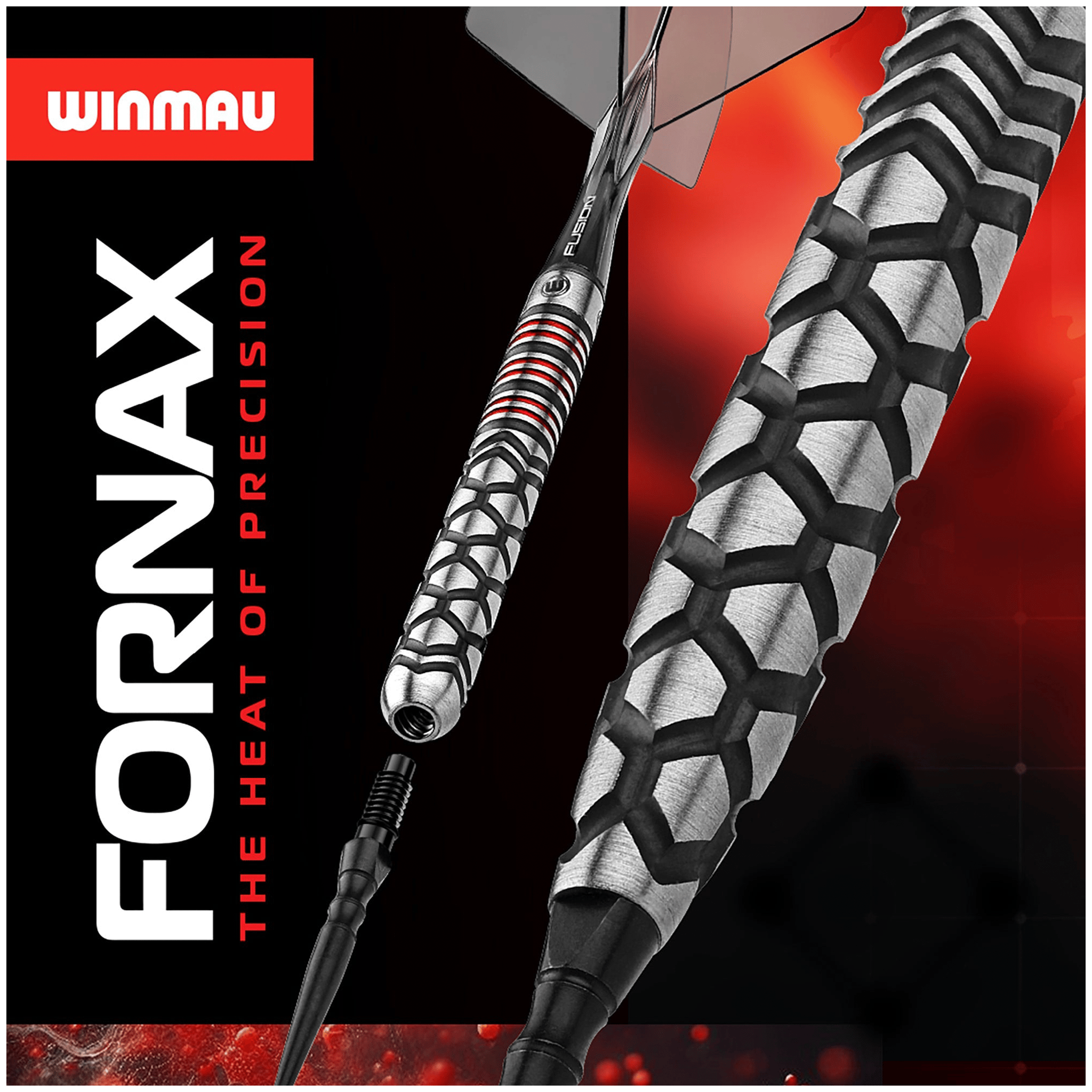Winmau Fornax Parallel Switch Point - 90% Tungsten Steel Tip Darts Darts