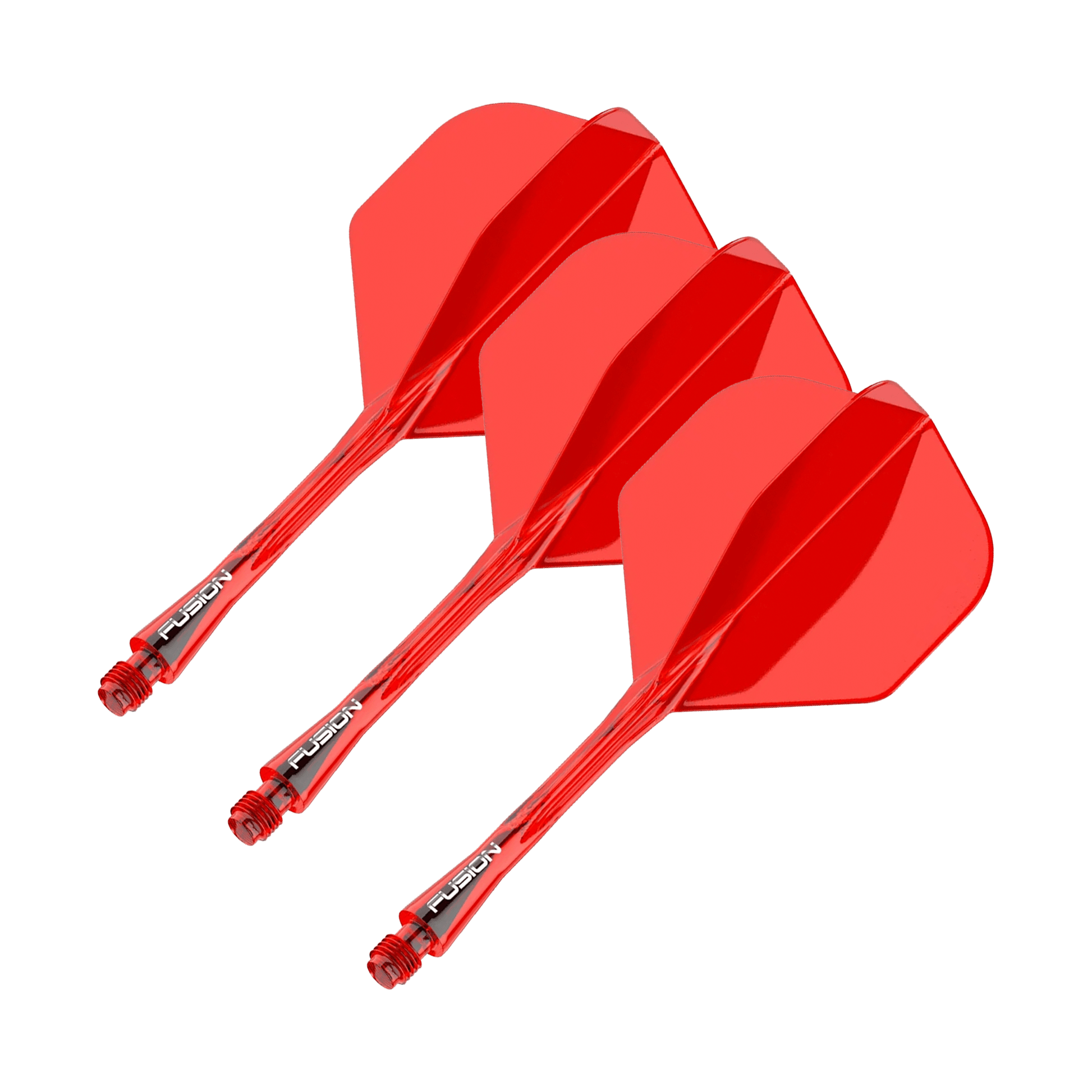 Winmau Fusion - All In One Flight & Shaft No. 2 / Medium (34mm) / Red Flights & Shafts