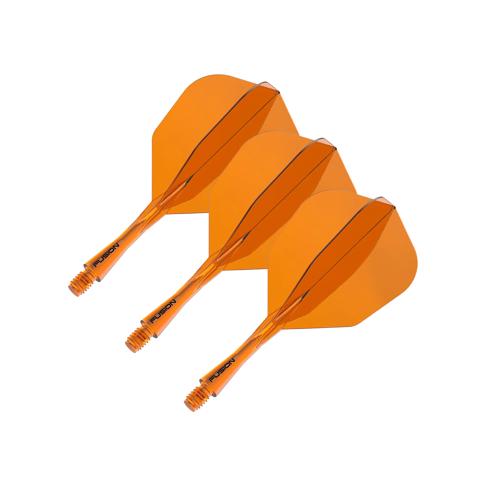 Winmau Fusion - All In One Flight & Shaft No. 6 / Short (22mm) / Orange Flights & Shafts
