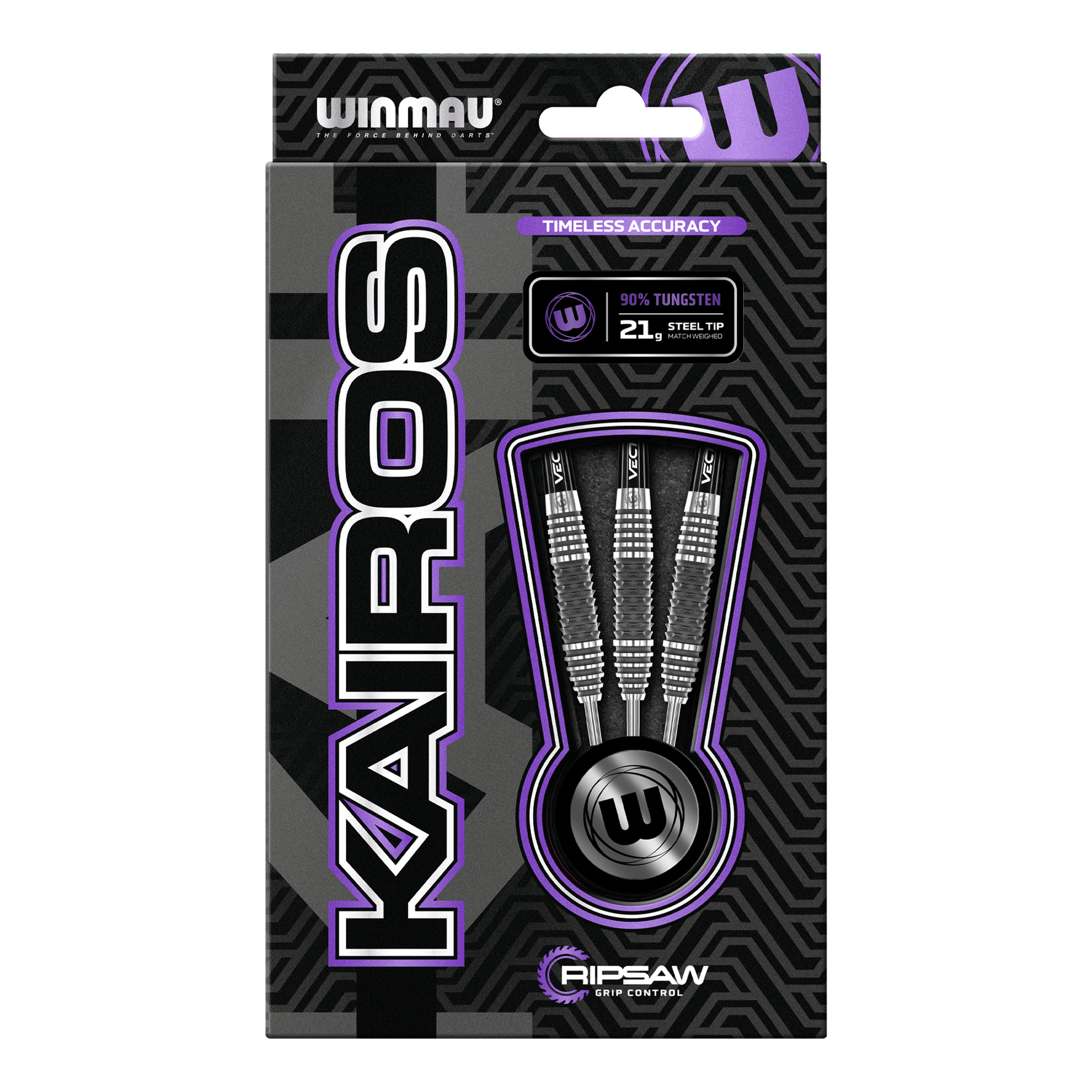 Winmau Kairos 1 - 90% Tungsten Steel Tip Darts Darts