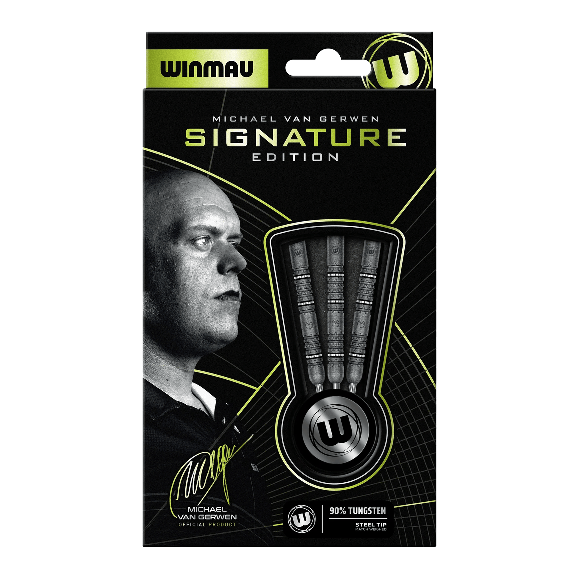 Winmau MVG Signature Edition - 90% Tungsten Steel Tip Darts Darts