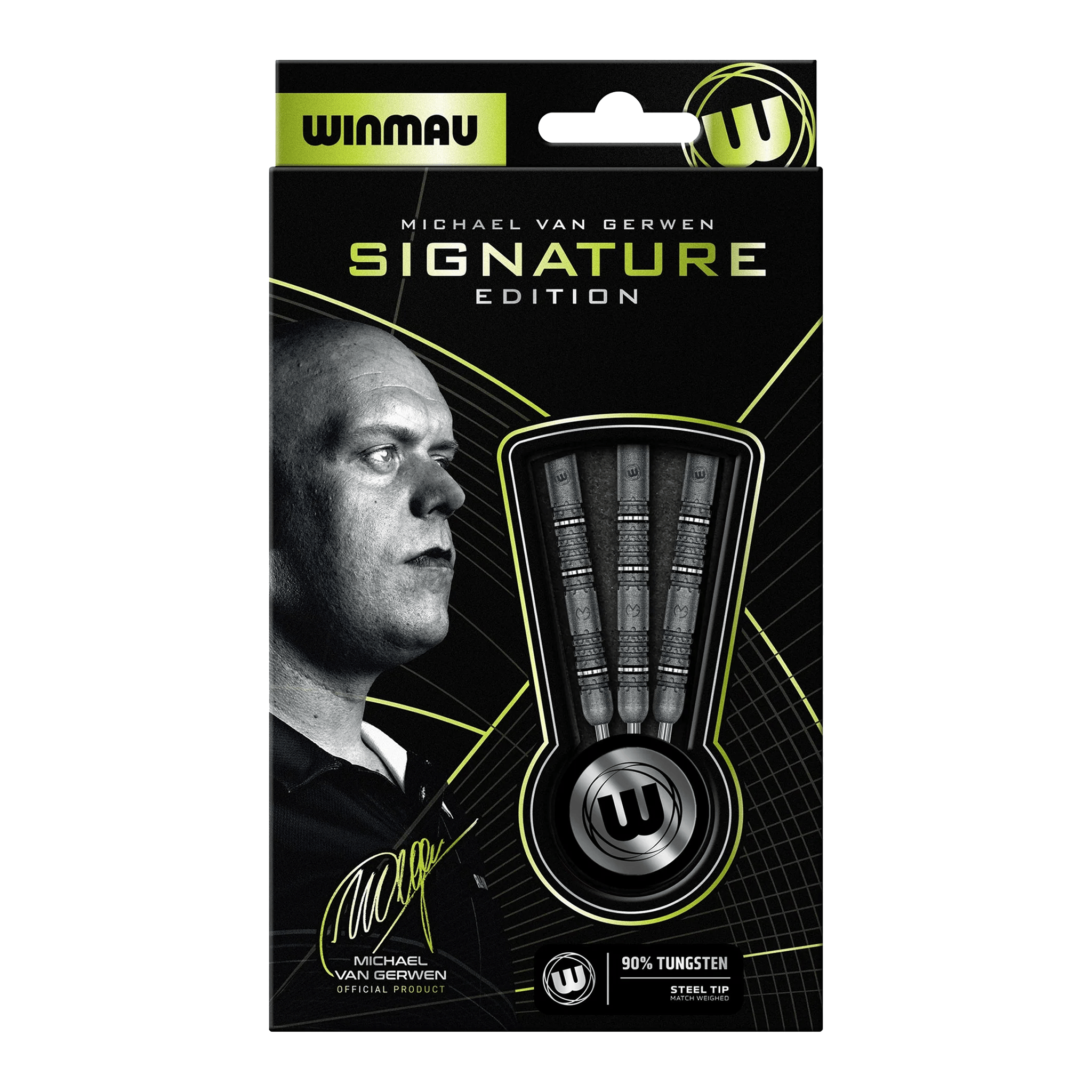 Winmau MVG Signature Edition - 90% Tungsten Steel Tip Darts Darts
