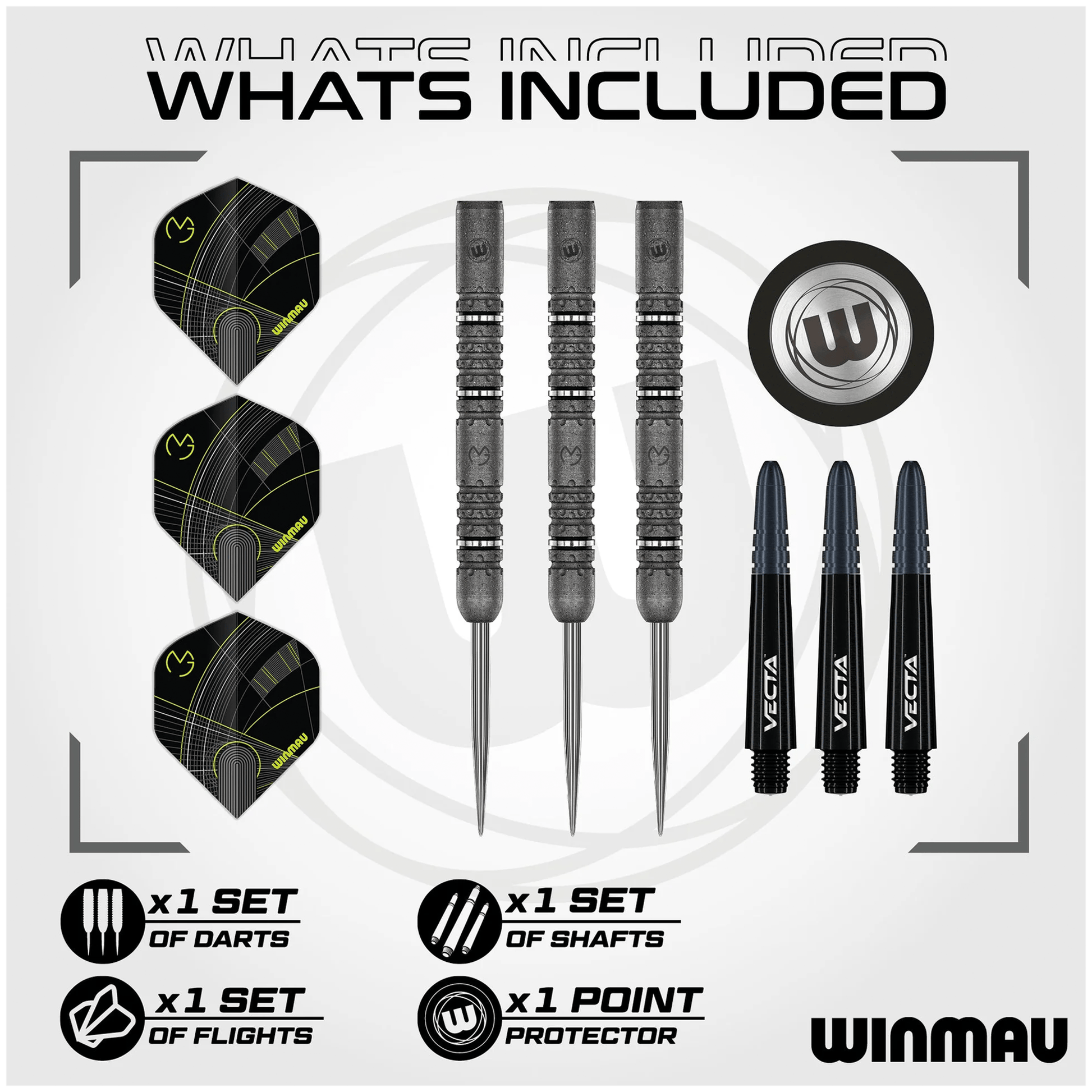 Winmau MVG Signature Edition - 90% Tungsten Steel Tip Darts Darts