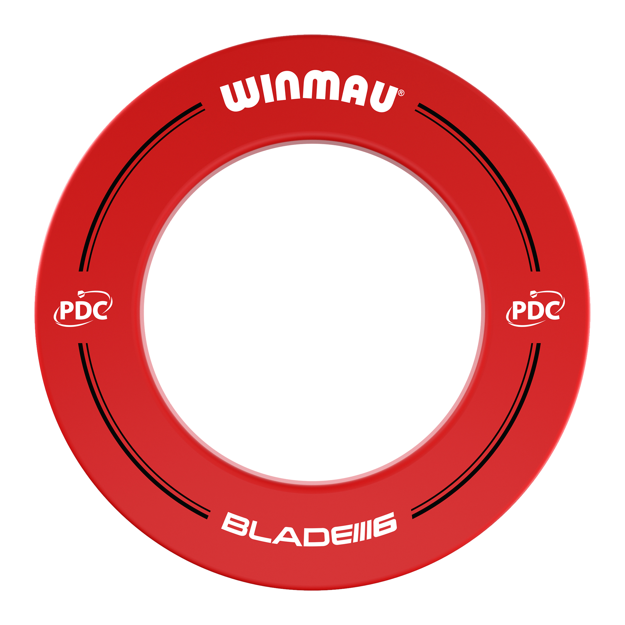Winmau Printed Dartboard Surround PDC Red Boards