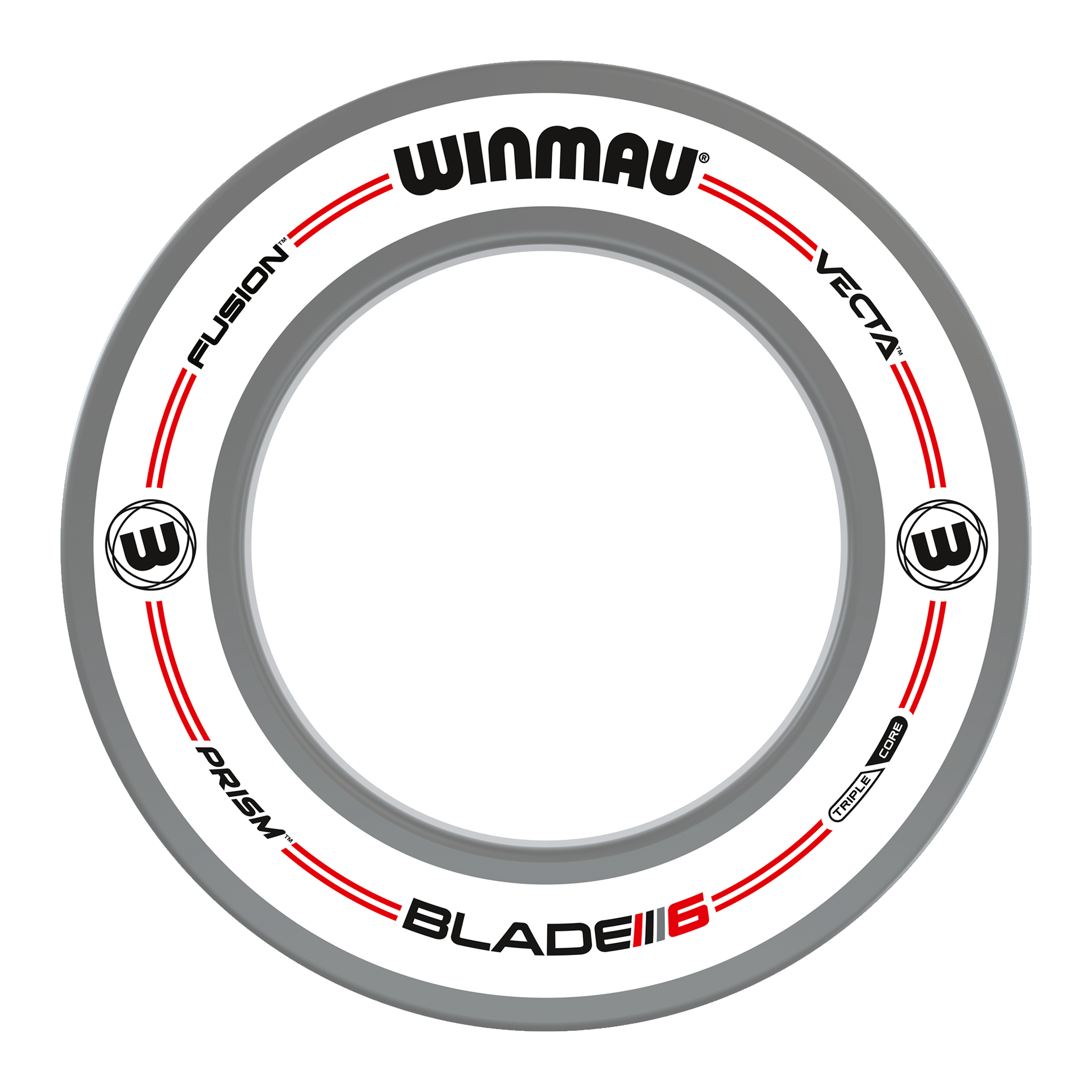 Winmau Printed Dartboard Surround Pro-Line White Boards
